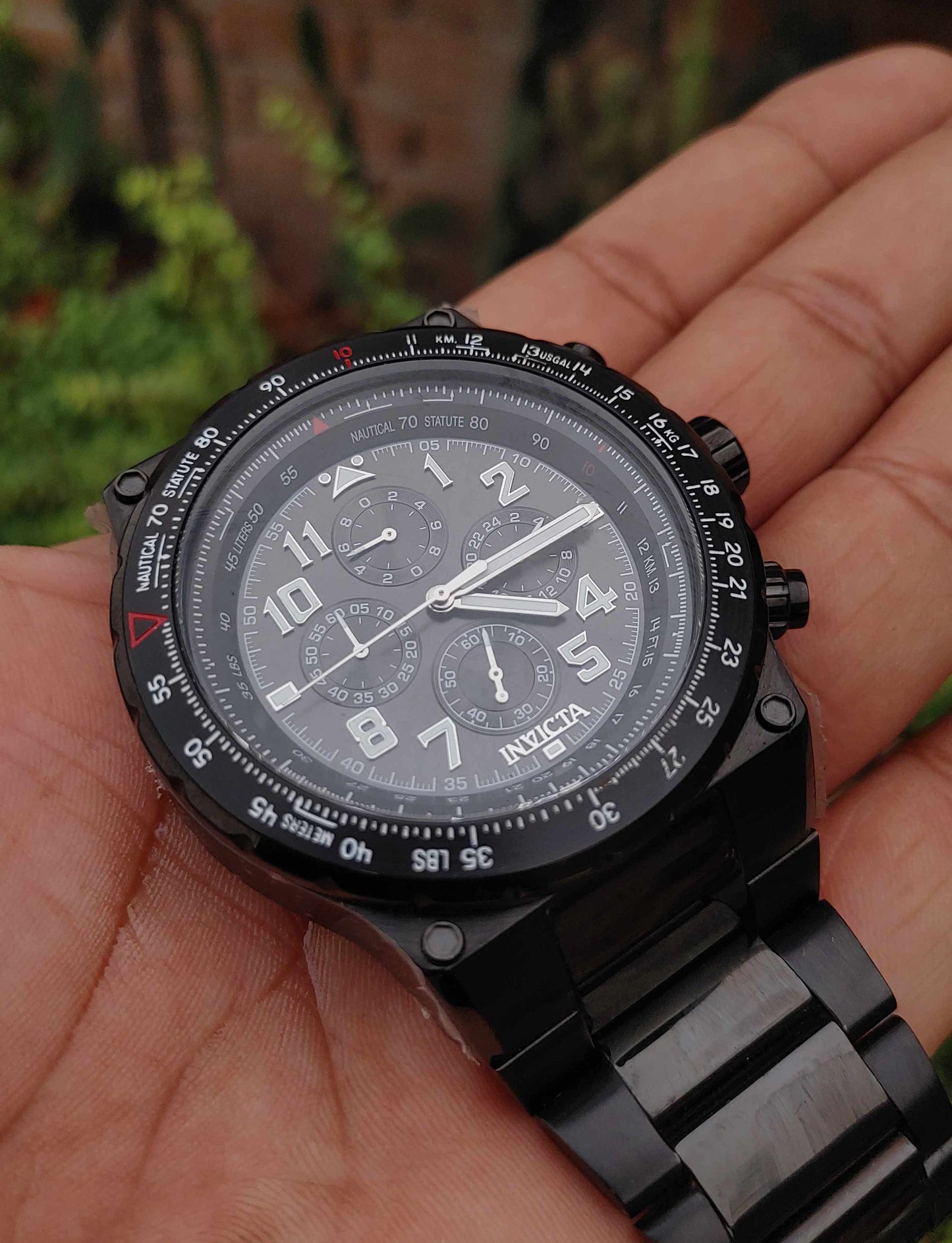 Invicta 4 Chrono Big Dial Wrist Watch For Men
