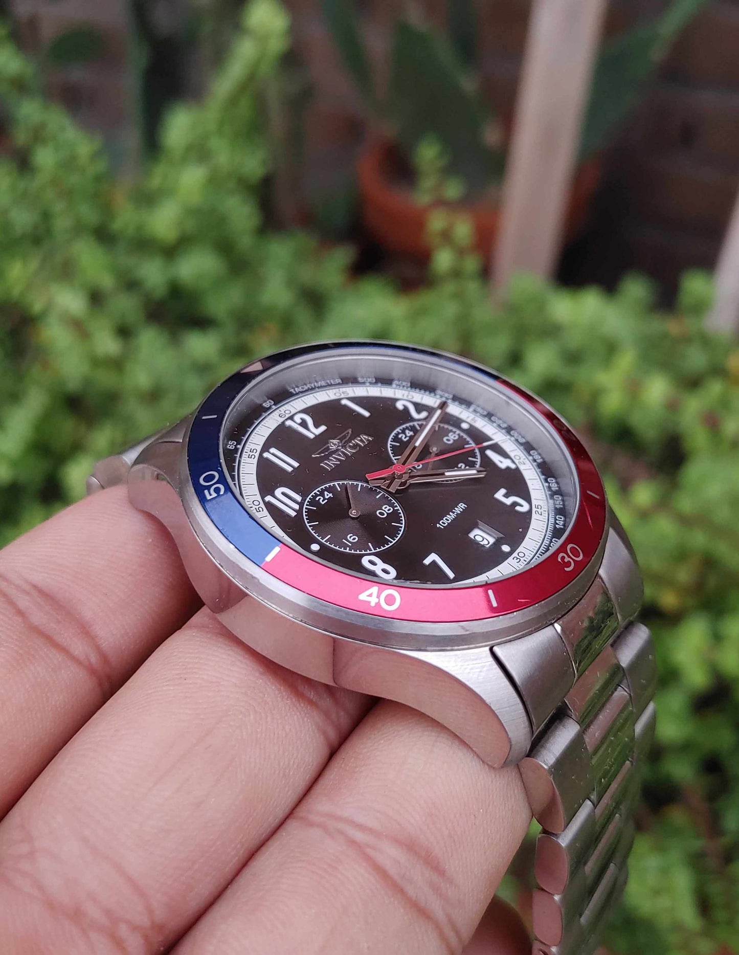 Invicta Dual Needles 44mm Dial Watch For Men