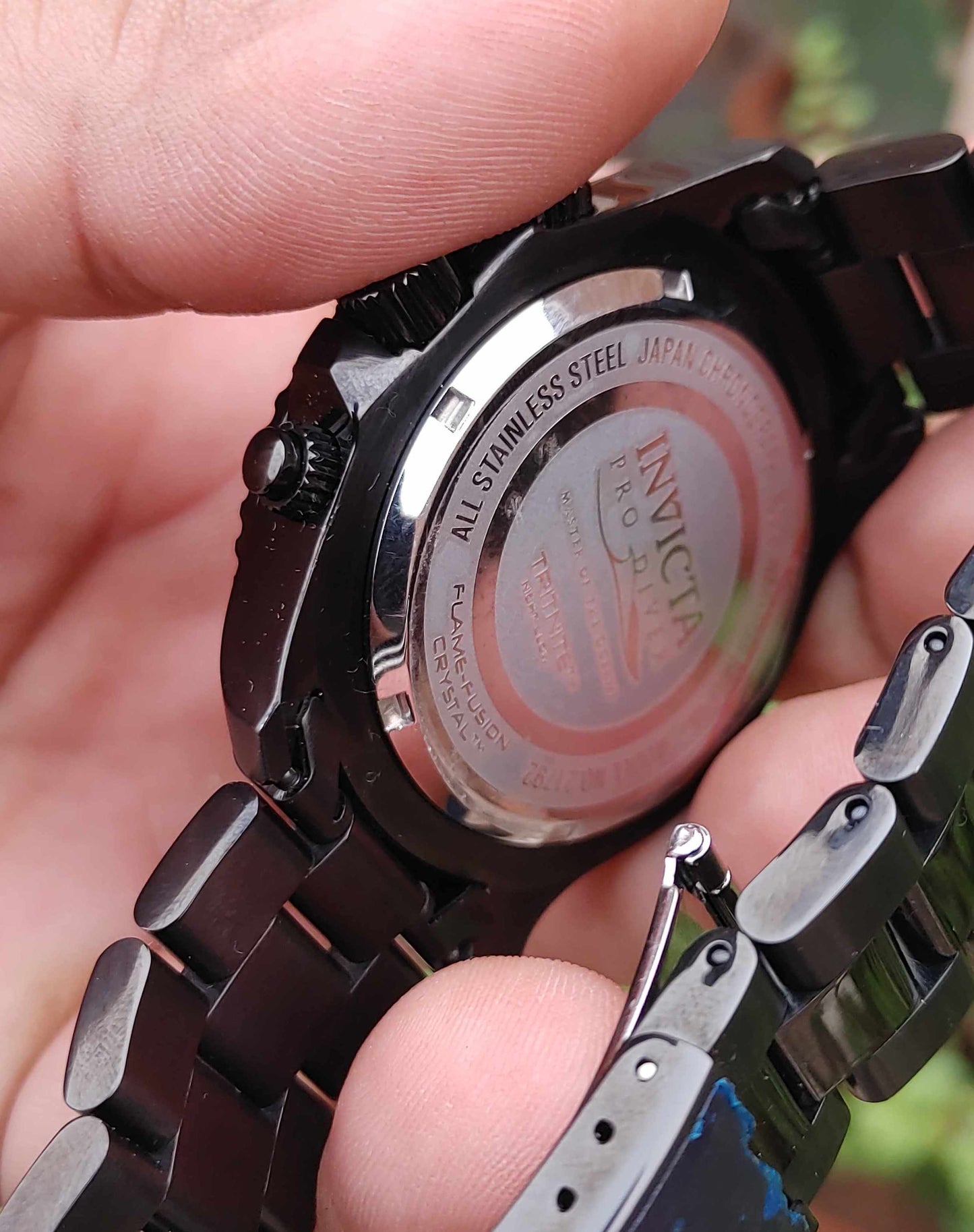 Invicta Black Pro Diver 44mm Wrist Watch For Men