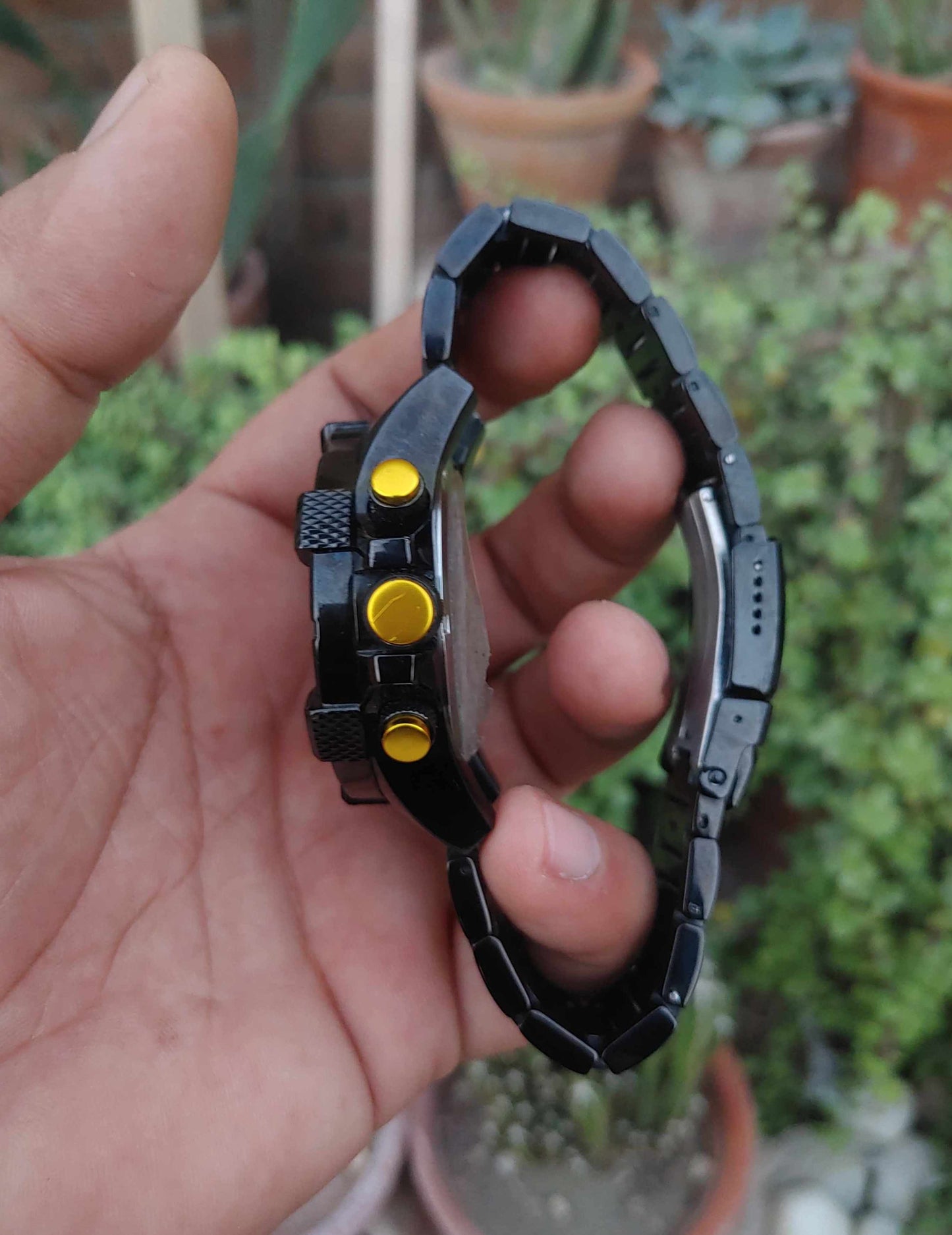 Invicta Black Chornograph 44mm Case Diameter Aviation Edition