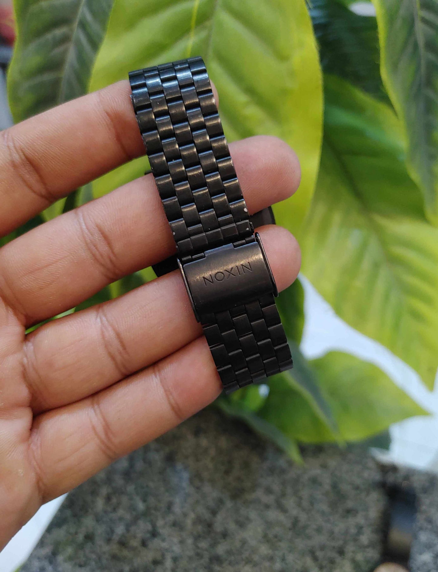 Nixon Black Tiffany Dial Watch For Men