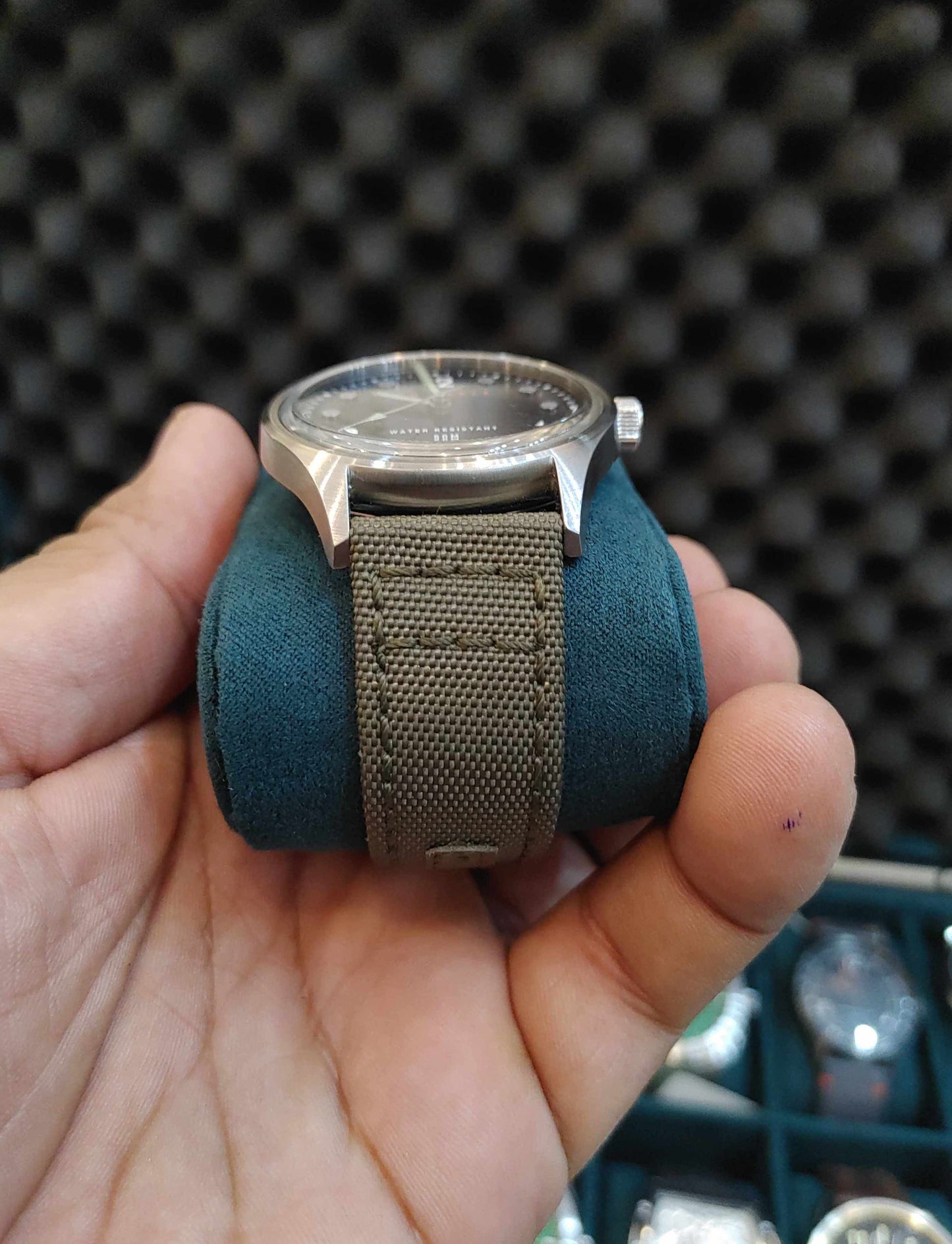 Tedd Baker Military Strap Watch For Men Quartz Movement Stainless-steel Case