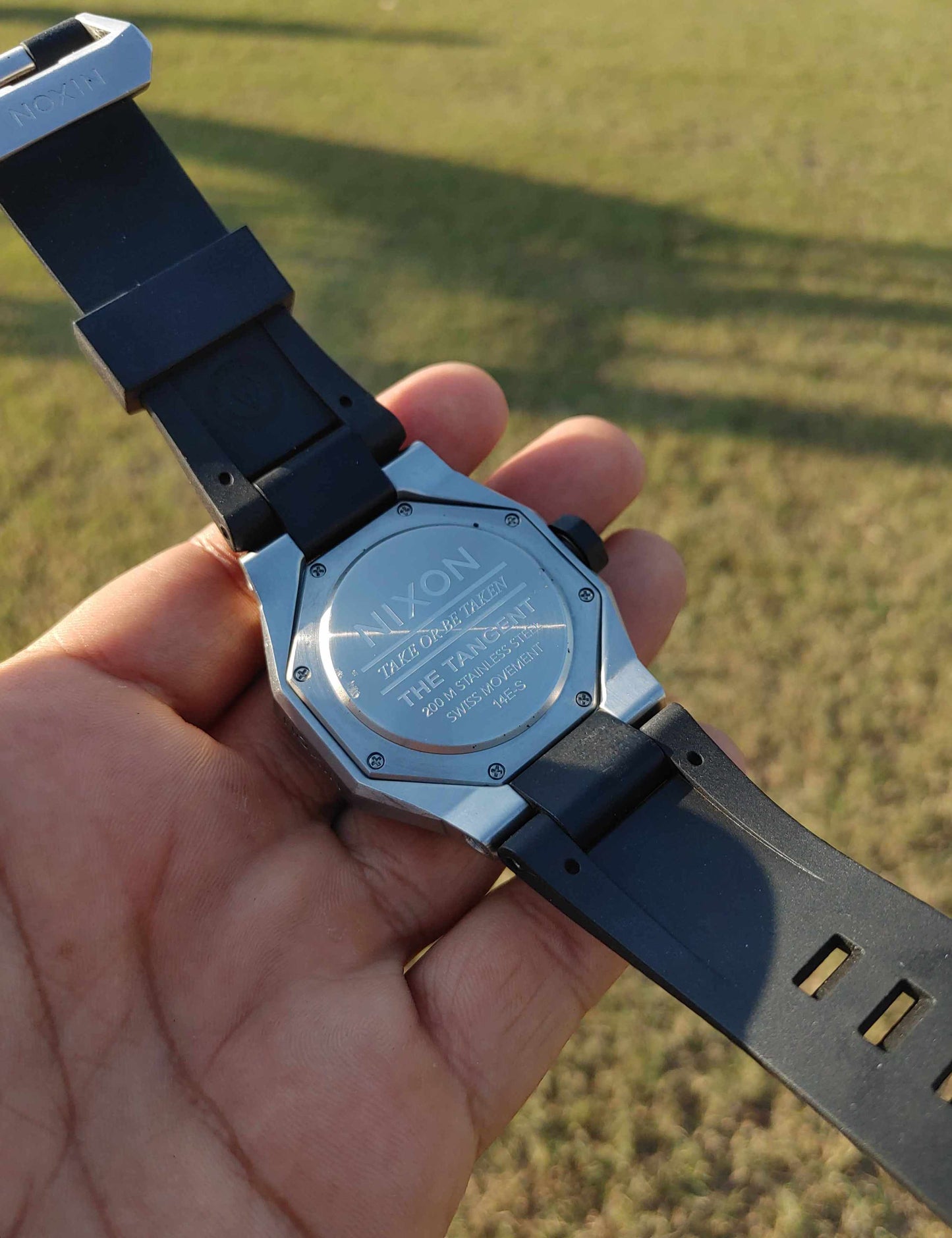 Nixon Rubber Strap Heavy Dial Watch For Men Low and High Indicator