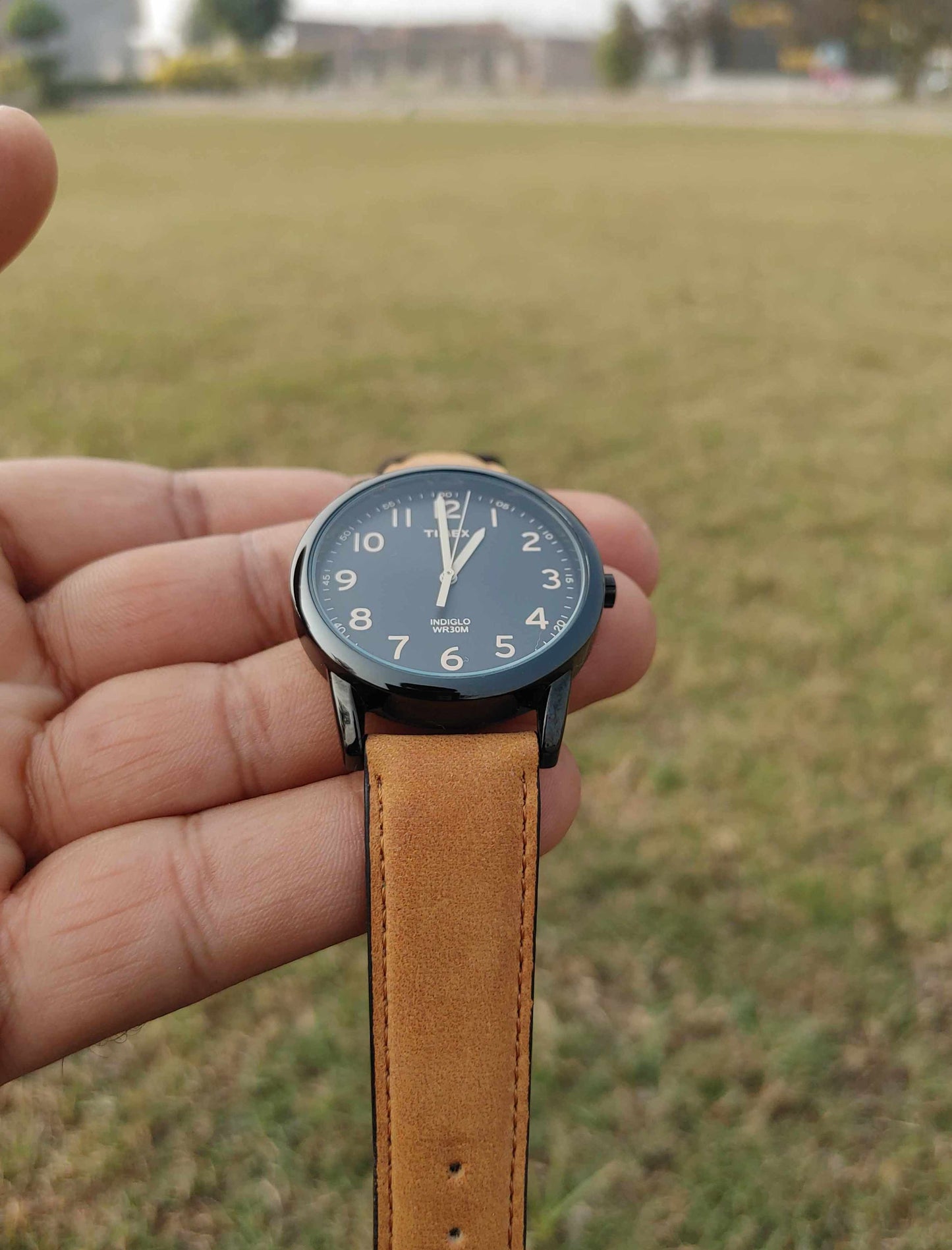 Timex Classic Indiglo Leather Strap Watch For Men 100% Authentic