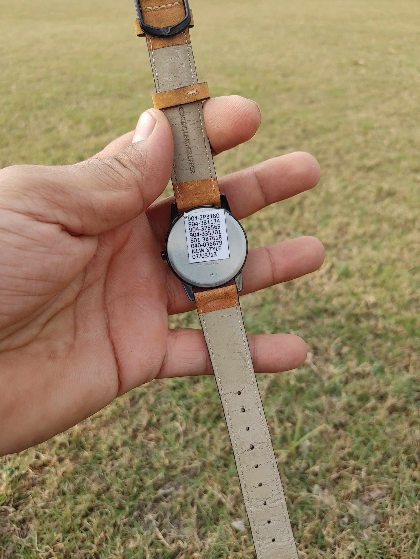 Timex Classic Indiglo Leather Strap Watch For Men 100% Authentic