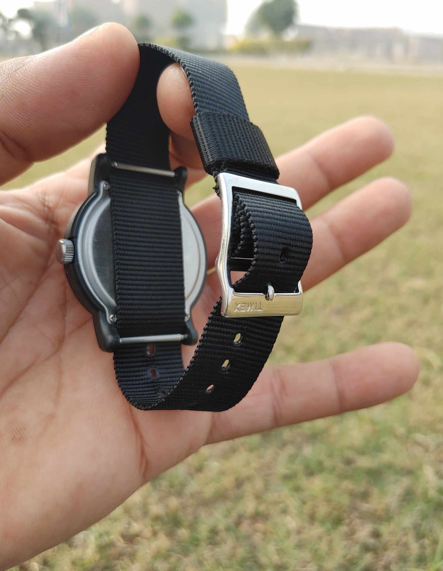 Timex Indiglo Black Nato Strap Light Weight Watch For Men