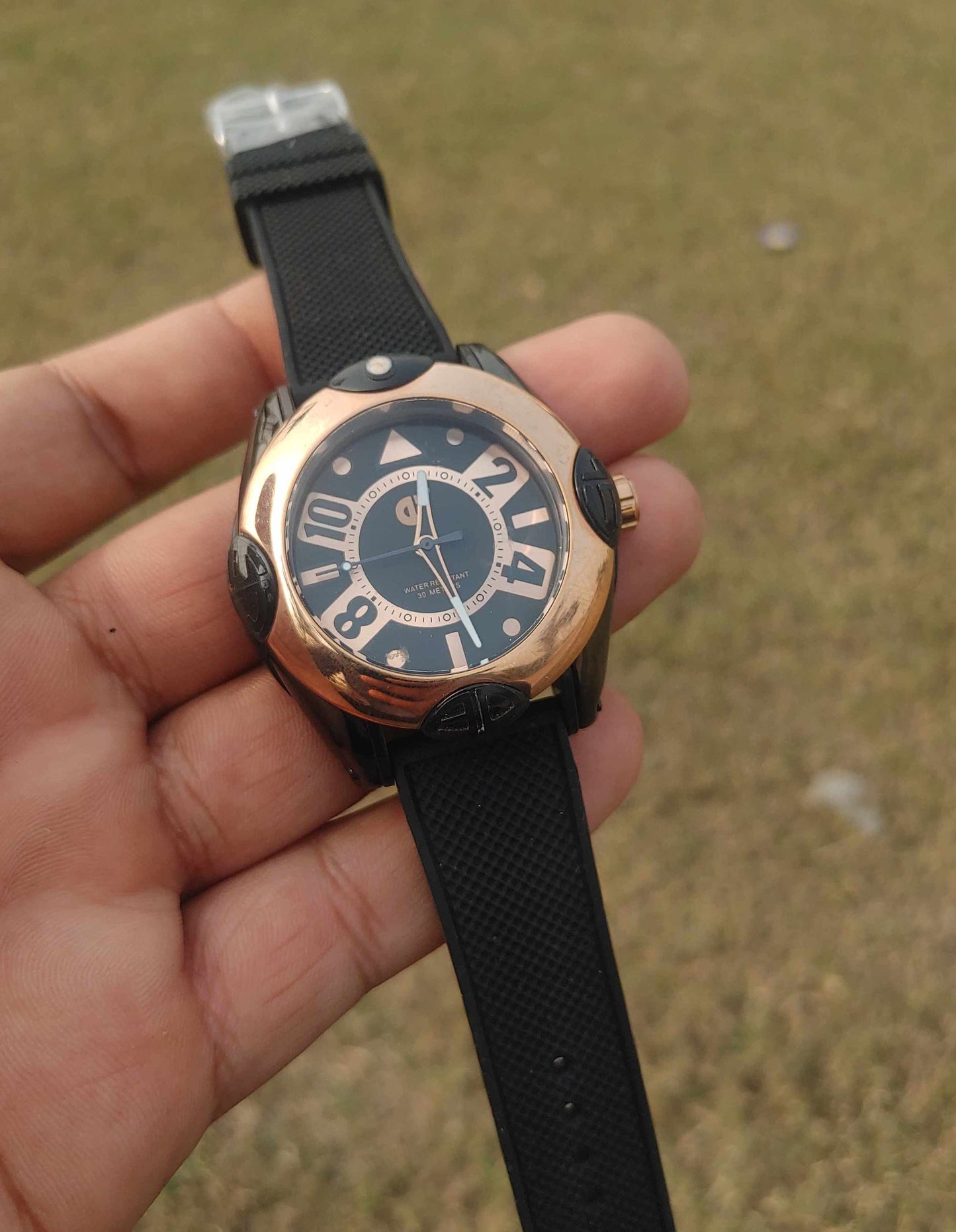 E3 Rose Gold Case Diameter Mens Watch