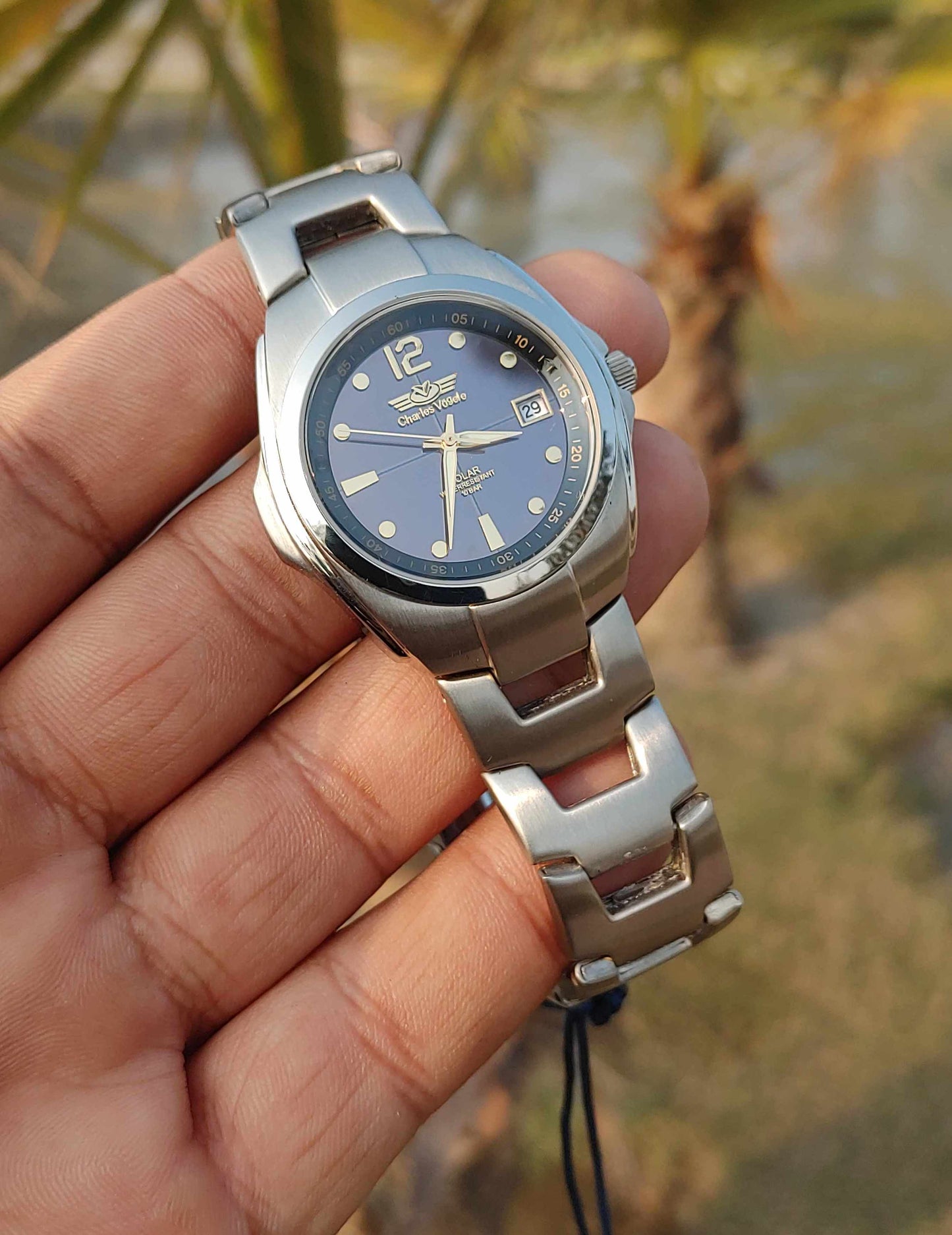 Charles Vogule Solar Watch For Men