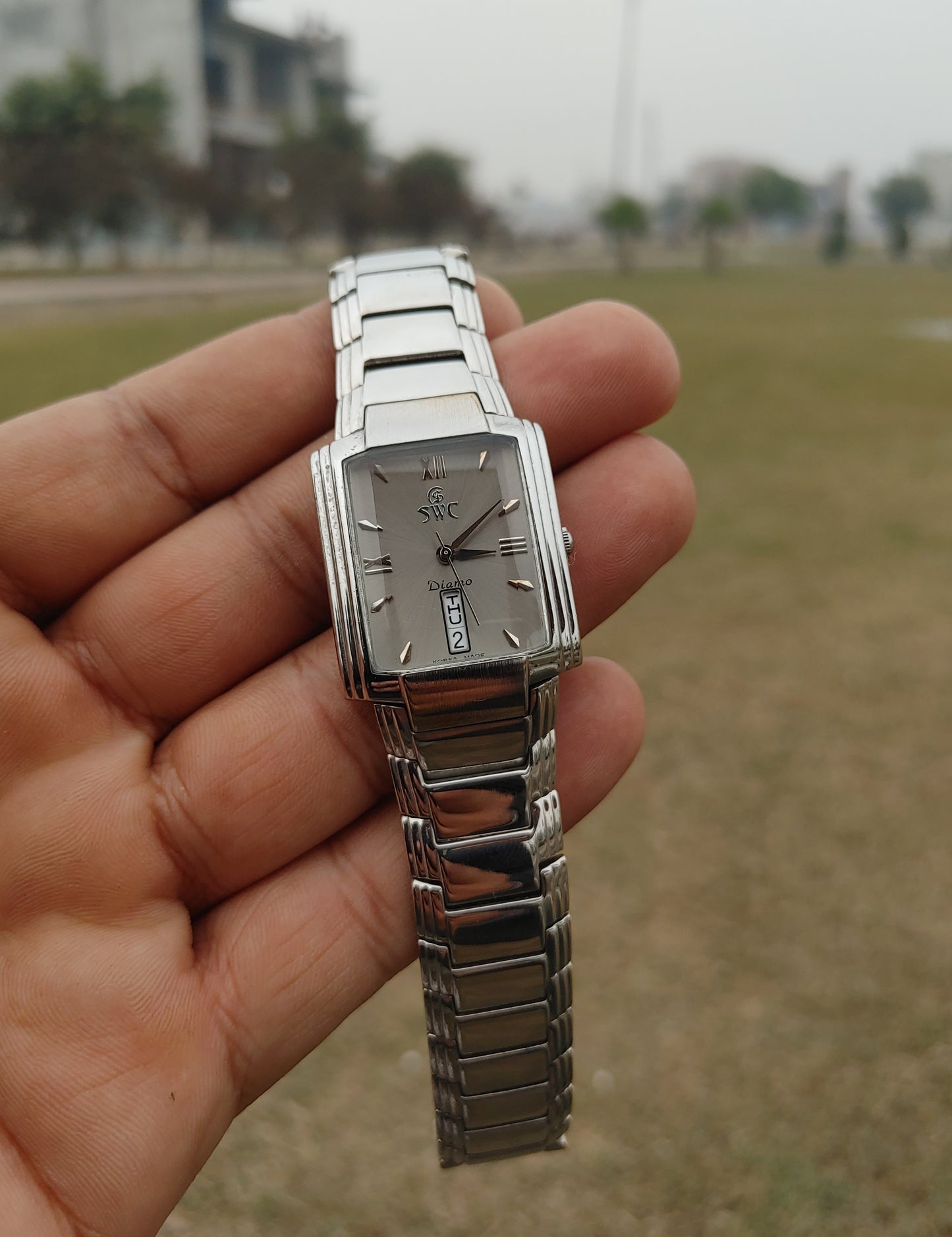 Swc By Samsung Watch Company Watch Stainless Steel 100% Authentic Japan Movement