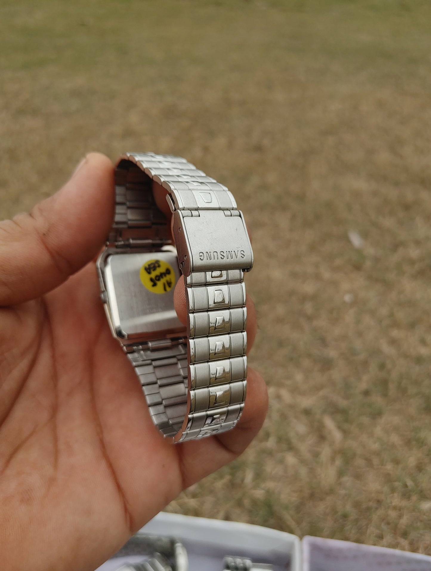 Samsung Stainless Steel 90s Classic Date Day Watch For Men