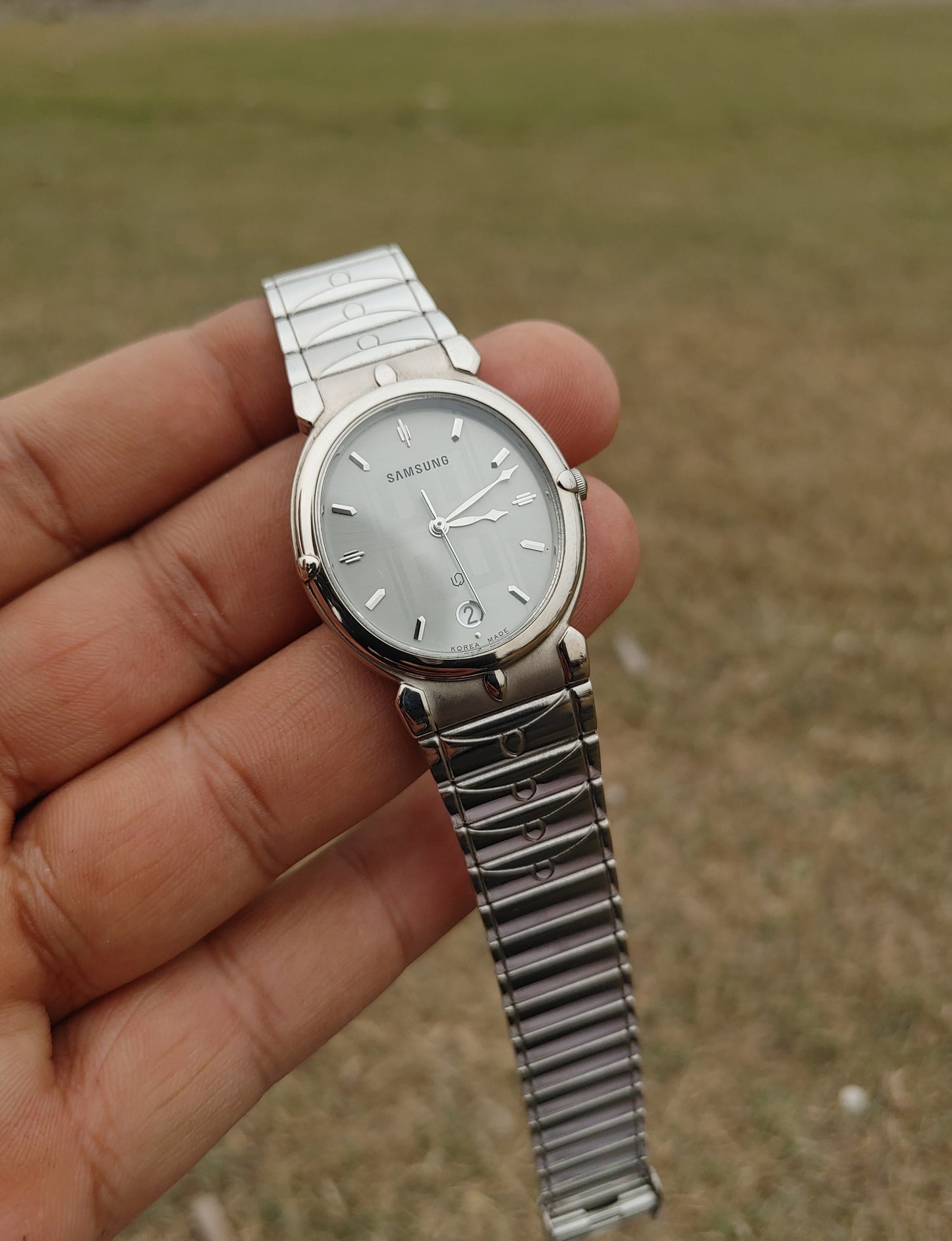 Samsung Vintage Quartz 35mm Made in Korea Classic Watch Unisex