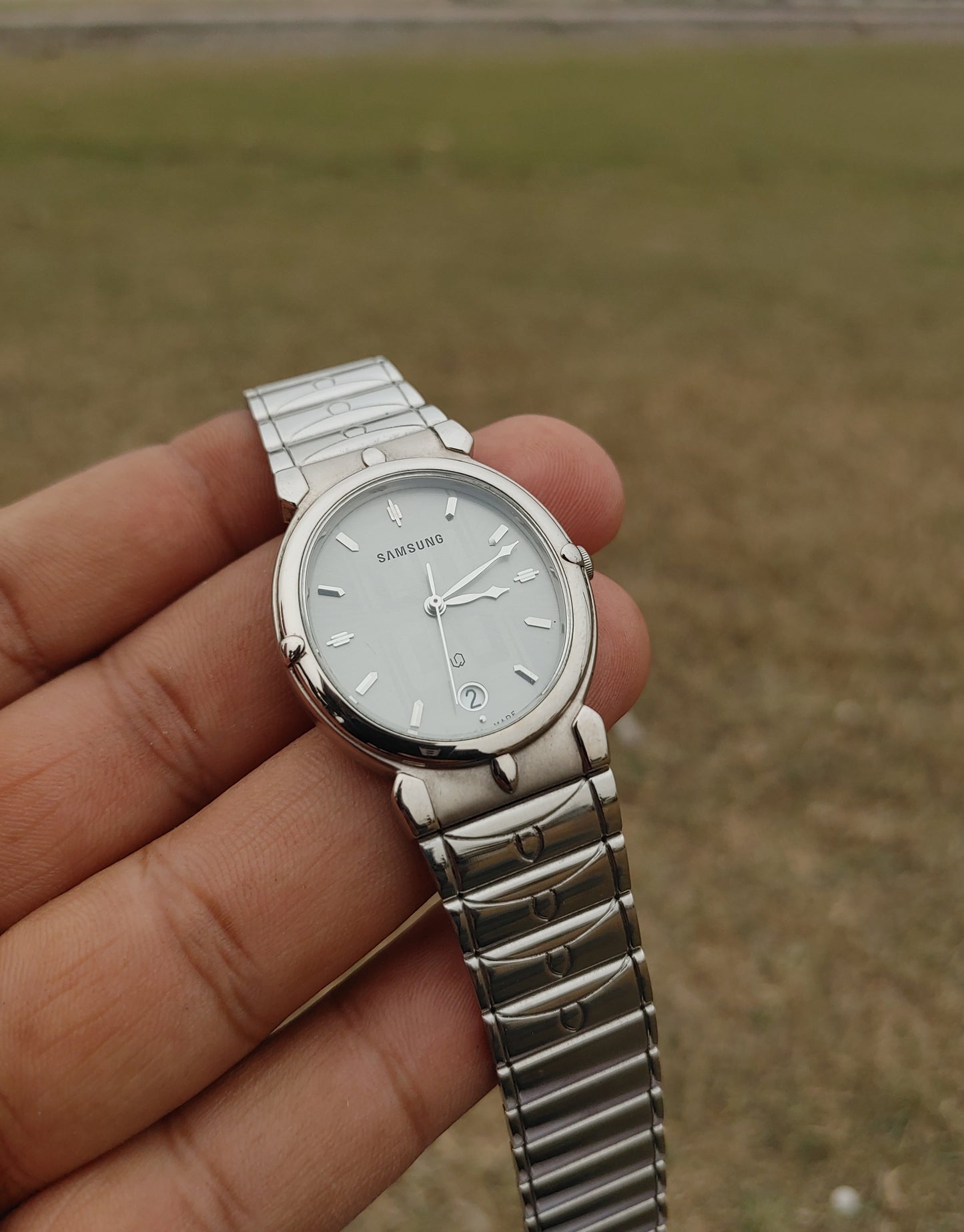 Samsung Vintage Quartz 35mm Made in Korea Classic Watch Unisex