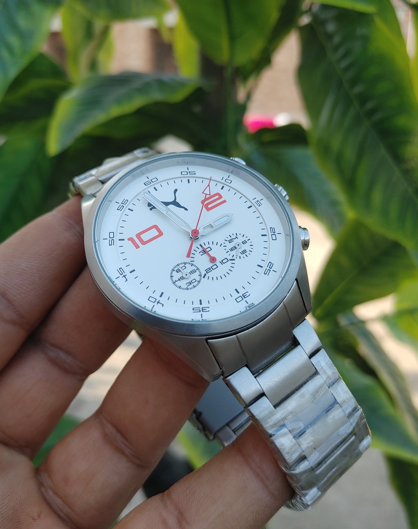 Puma Pu102451004 Triple Chronograph Stainless Watch For Men