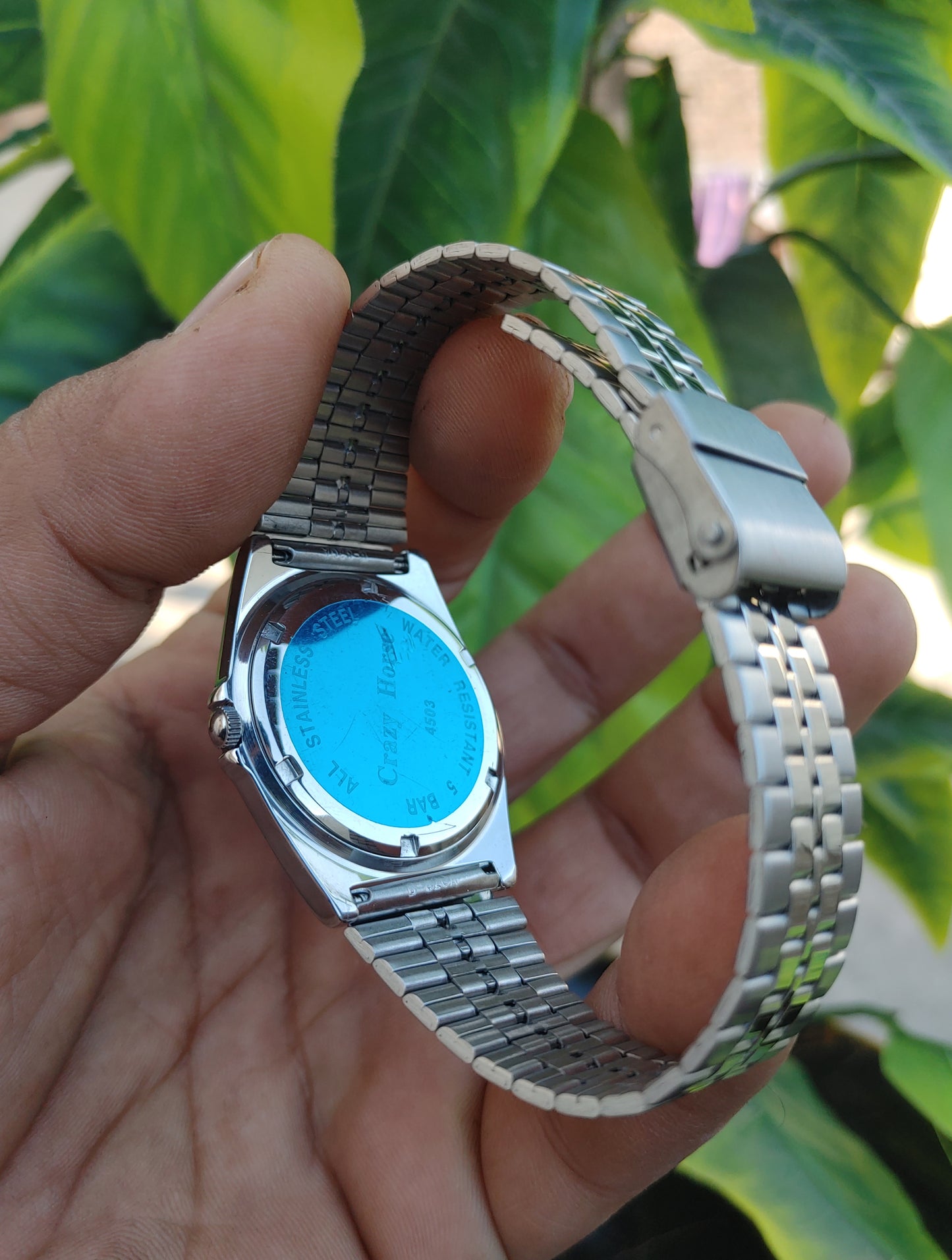 Crazy Horse 4503 Stainless Steel 38mm Quartz Wrist Watch