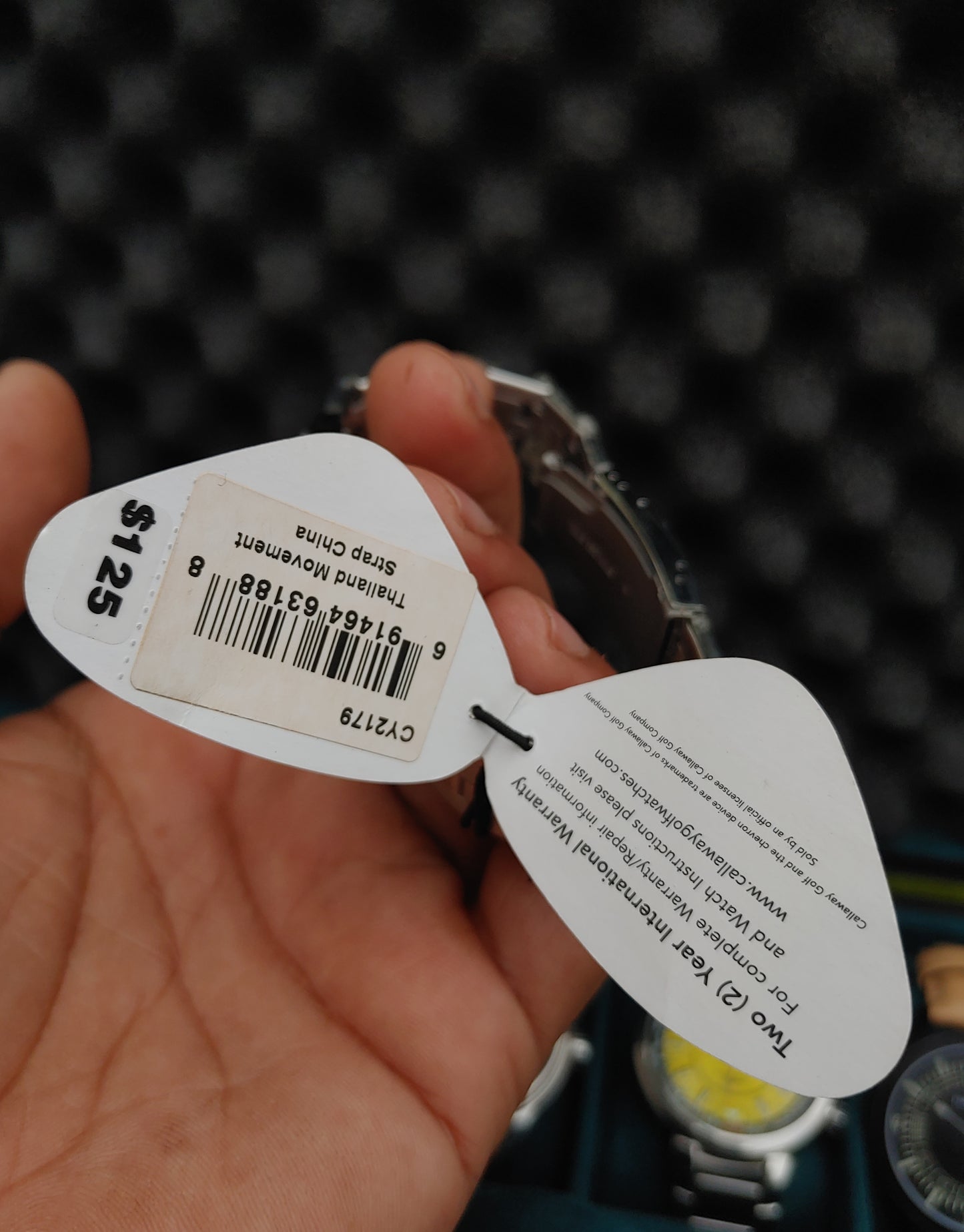 Callaway Gold Cy2179 Stainless-steel Diamond Bazel Watch