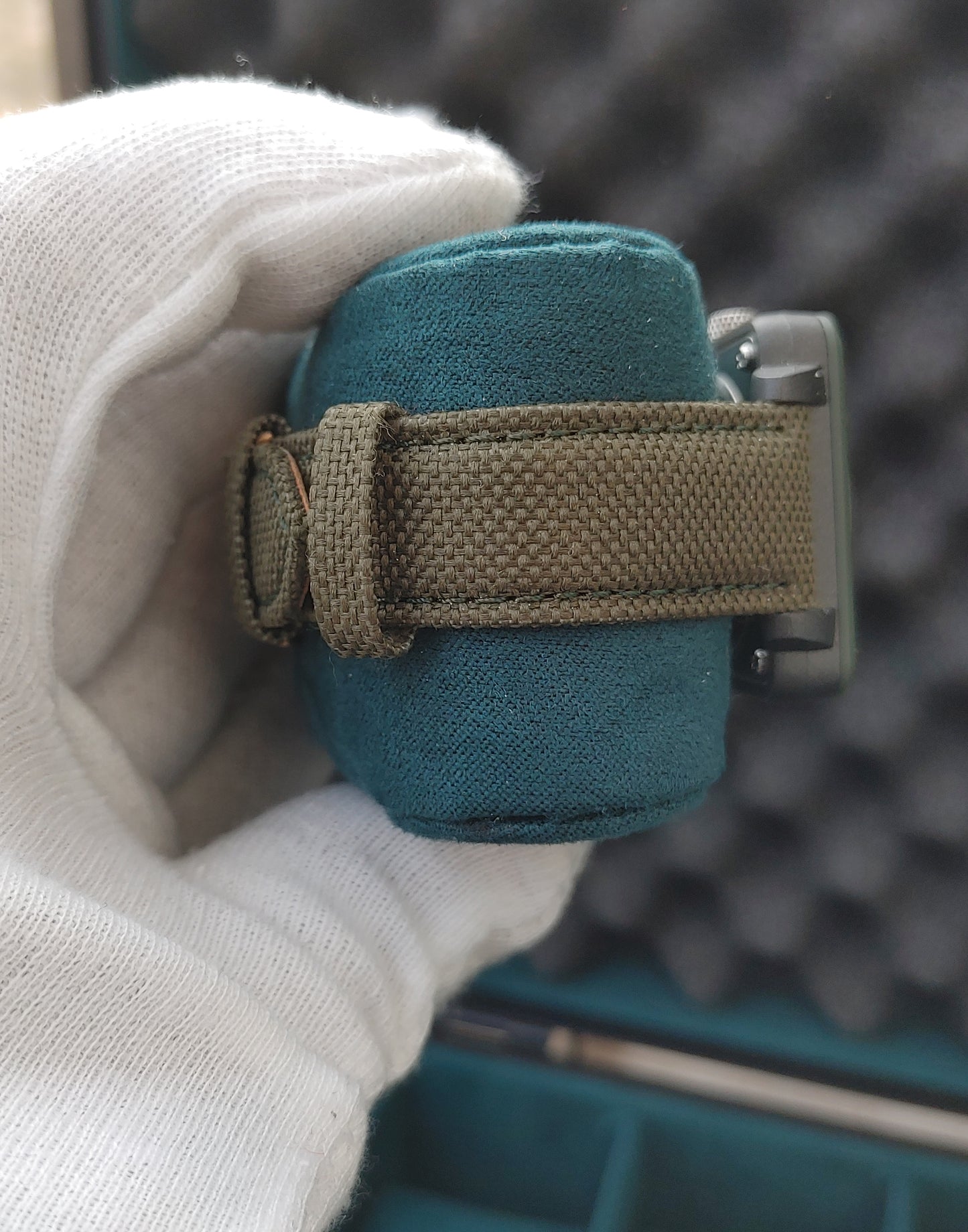 Youngs Military Nato Strap Olive Green 11536c Watch