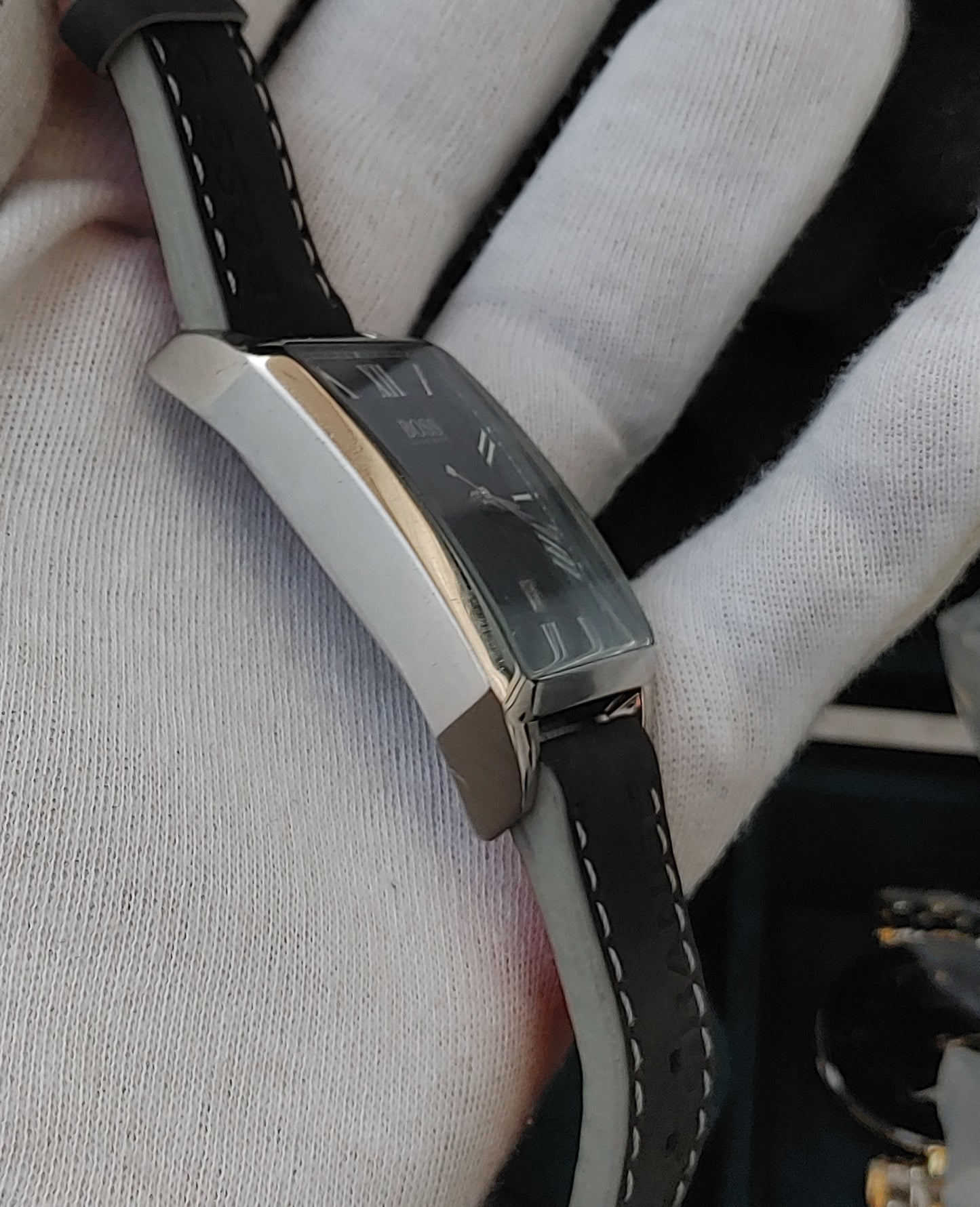 Hugo Boss HB.84.1.14.2184 Sqaure Shape Watch For Men