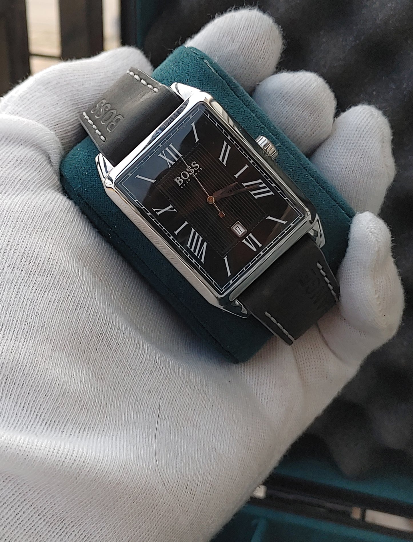 Hugo Boss HB.84.1.14.2184 Sqaure Shape Watch For Men
