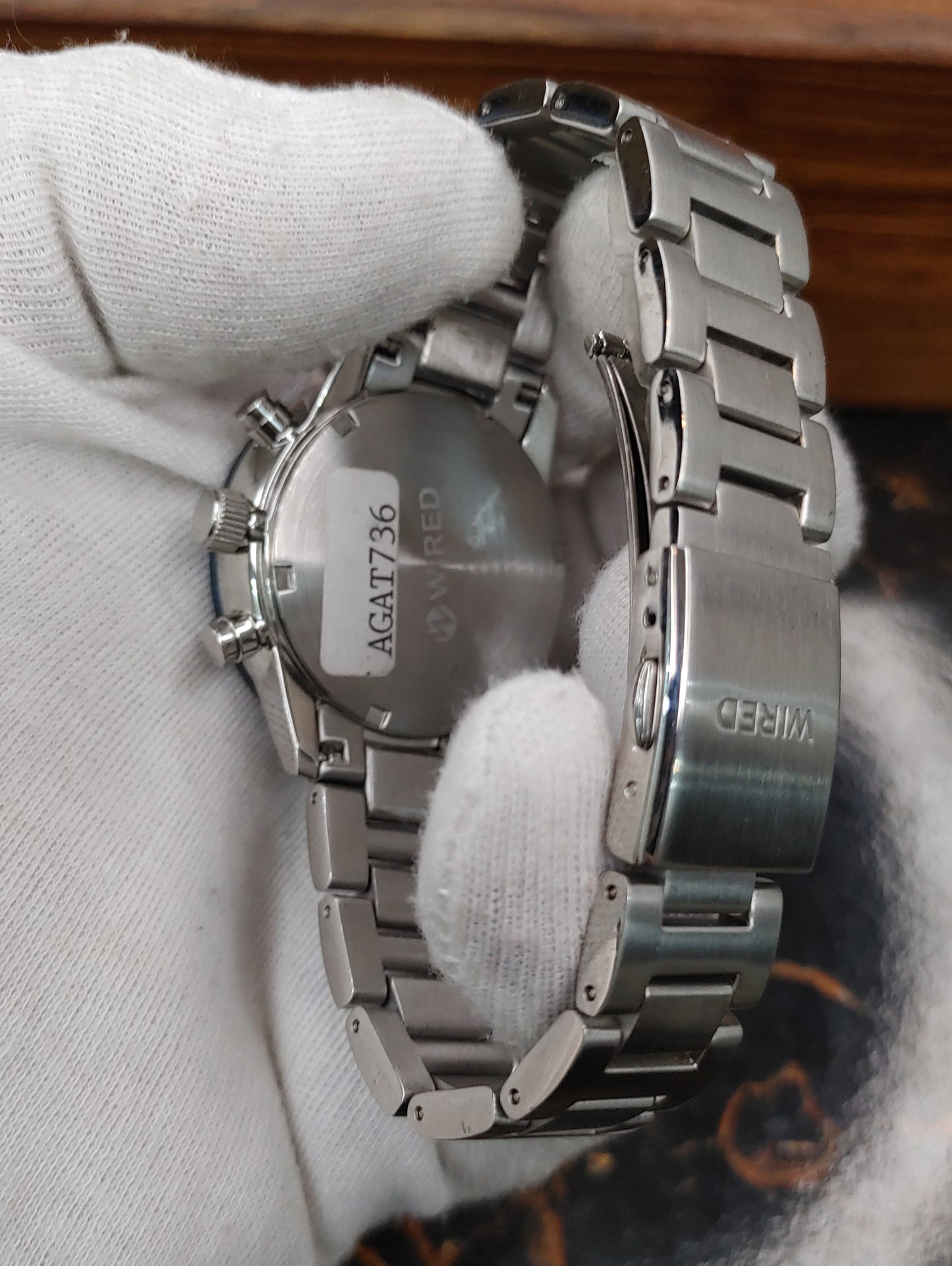 Wired VD57-KJD0 Chorongraph Special Dial Colour Watch