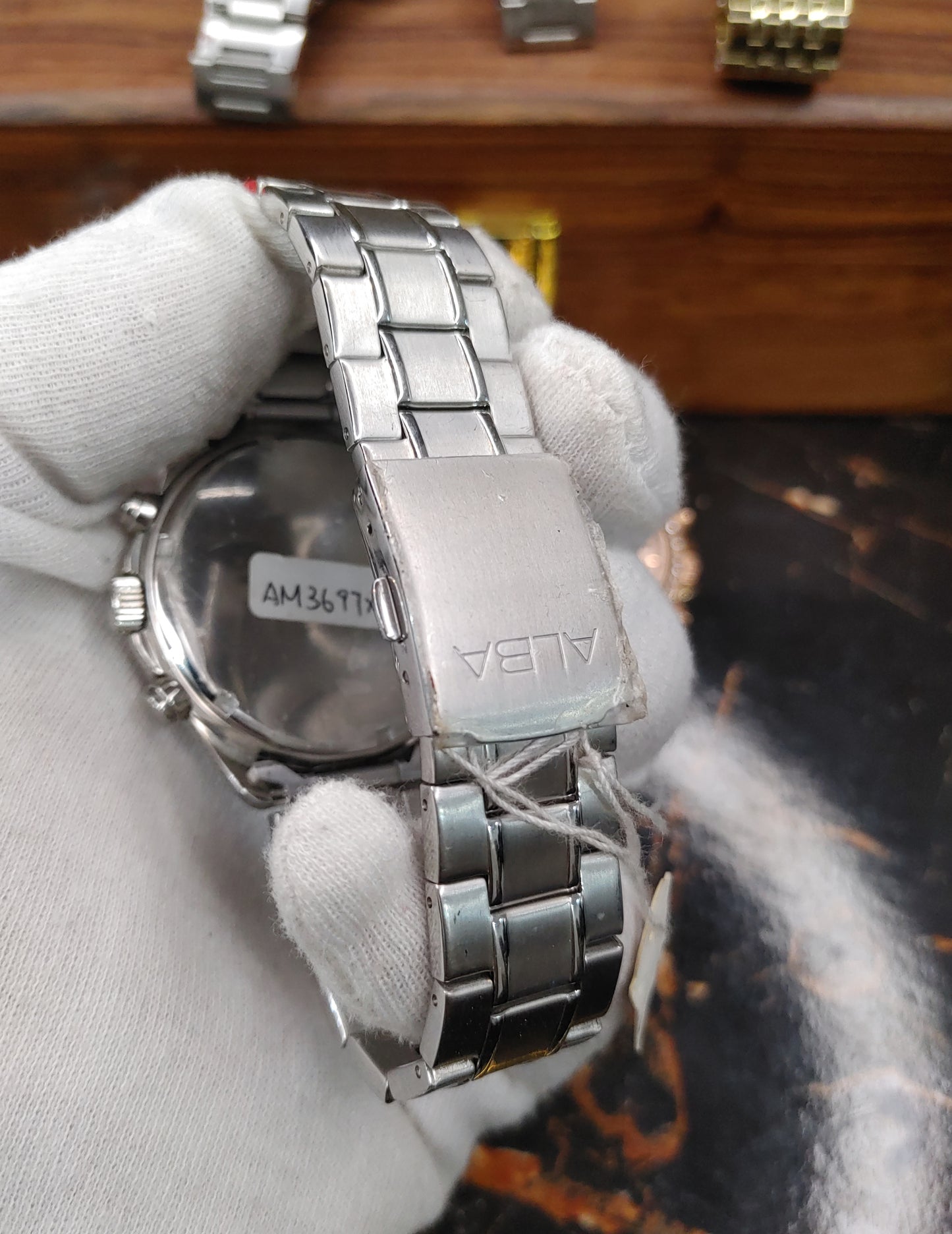 Alba By Seiko WR18 BAR Chronograph Watch For Men