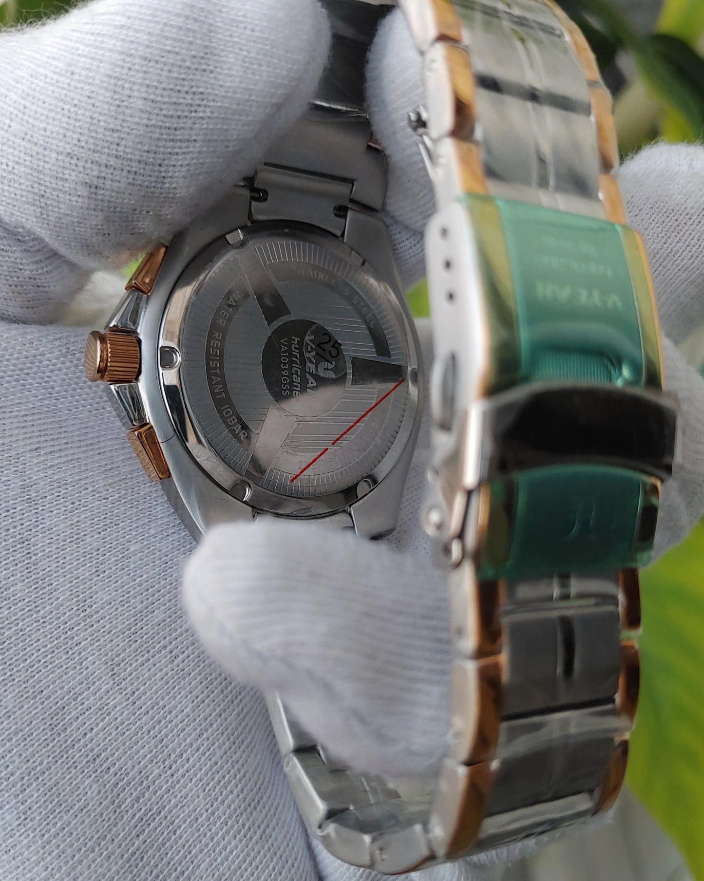 Hurricane VA1039GSS Two Tone Watch For Men