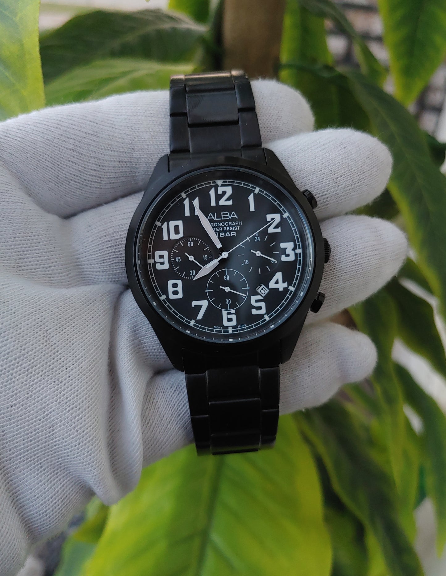 Alba VD53-KH00 Watch For Men Black Colour Chronograph