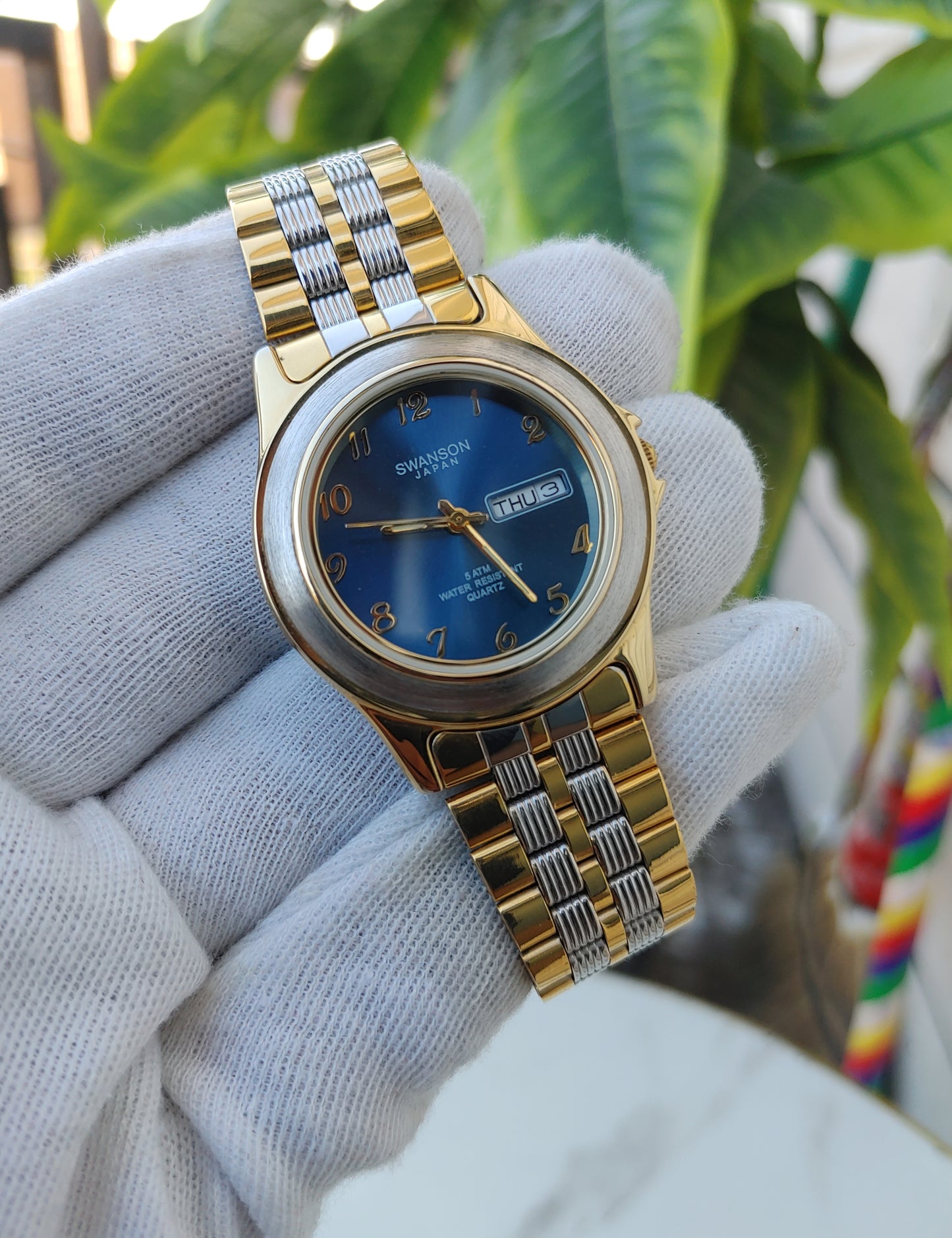 Swanson 069790 Gold Silver Tone Watch