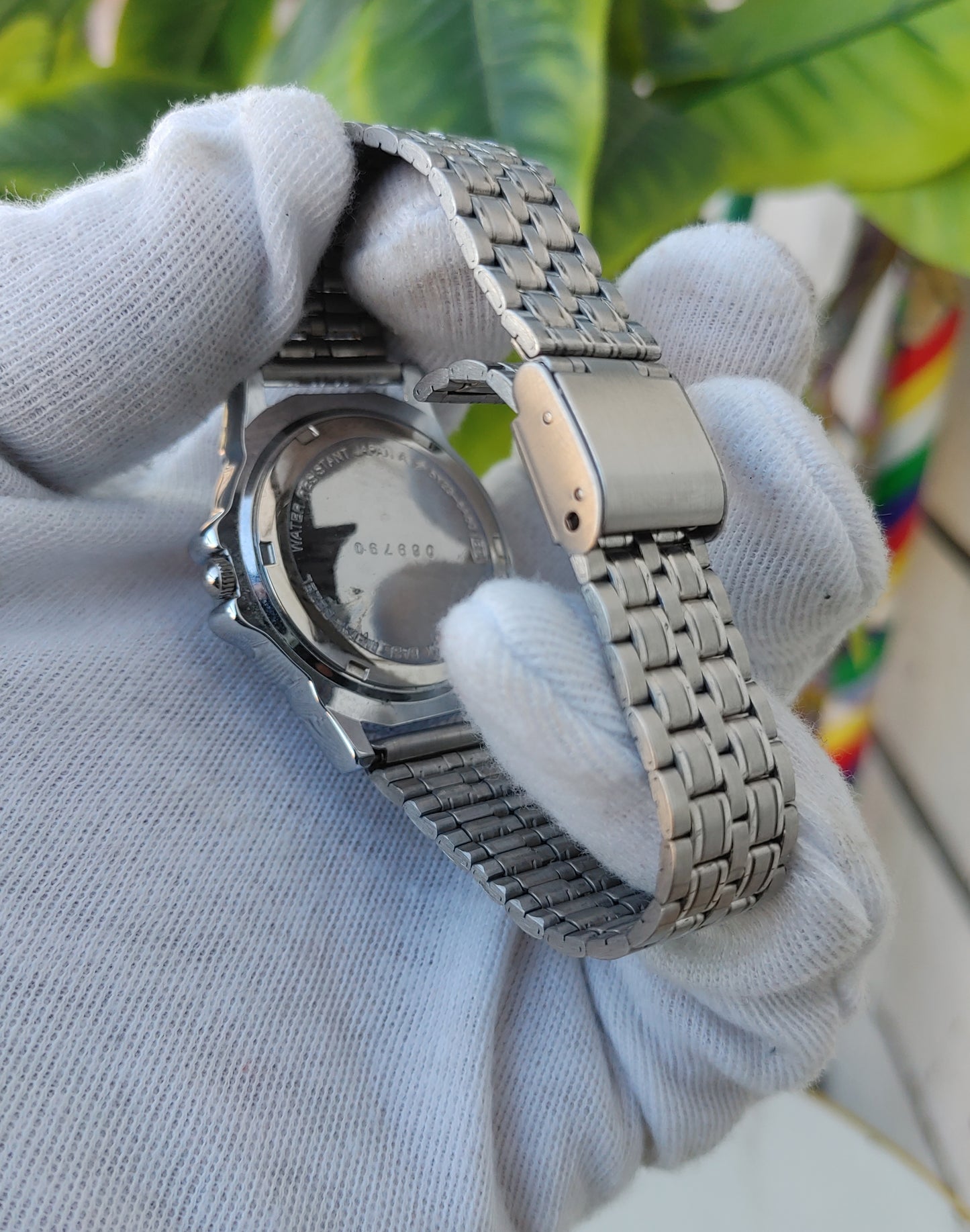 Swanson 5y23-8A60 Light Gold Dial Watch