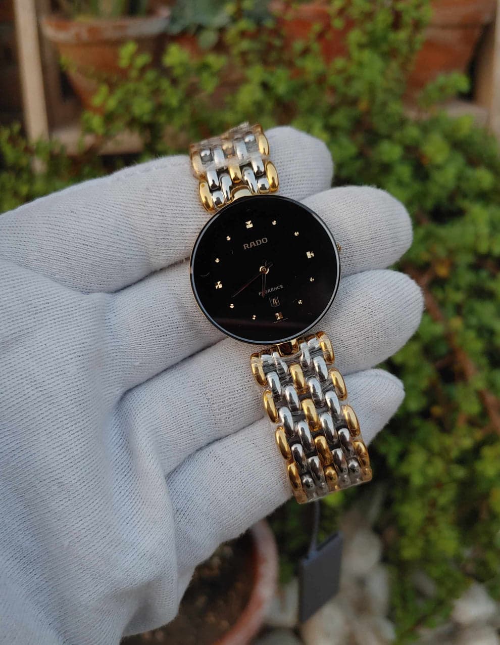 Rado Florence Double Tone Men’s Original Watch – Elegant Swiss Timepiece