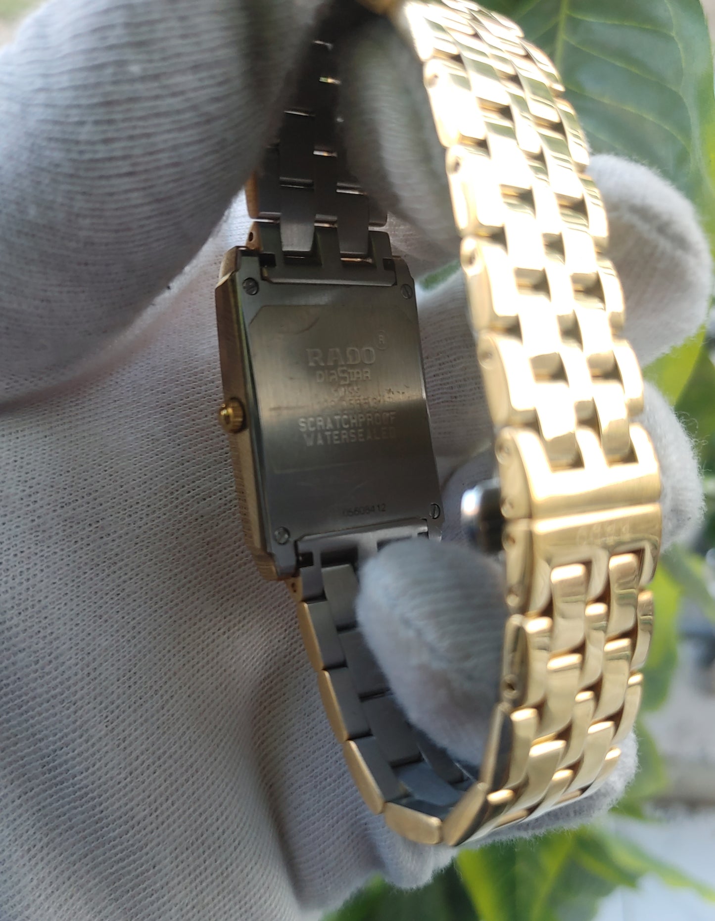 Rado Diastar Swiss 129.0565.3 Sqaure Dial Watch