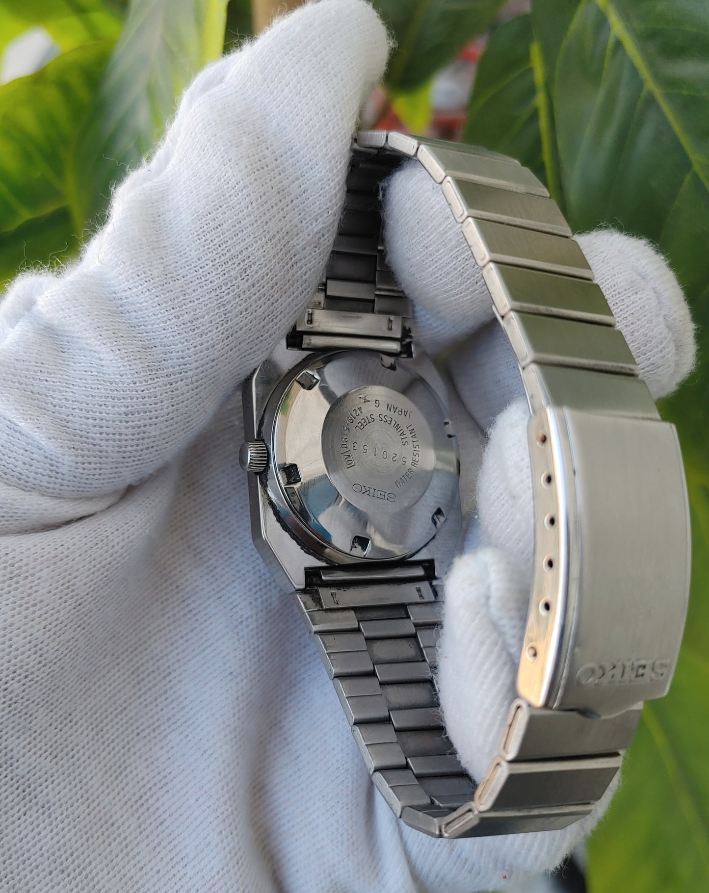 Vintage Men's Seiko 5 2949-531B 30mm Automatic Day-Date Japan Made Wrist Watch