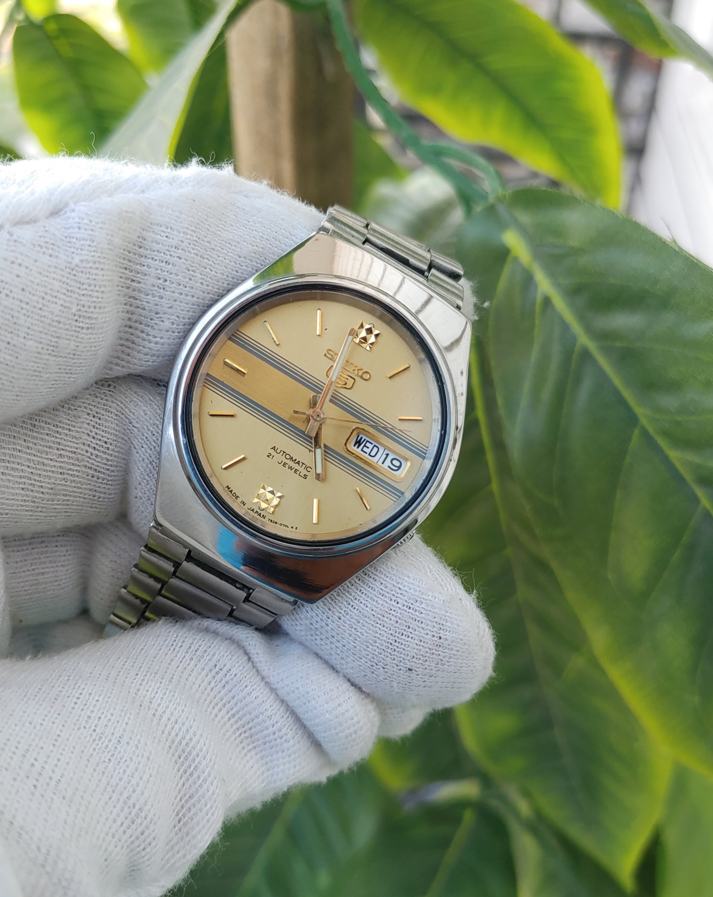 Seiko 5 Automatic 7S26-6000 Men's Wrist Watch – Day-Date, Japanese Movement