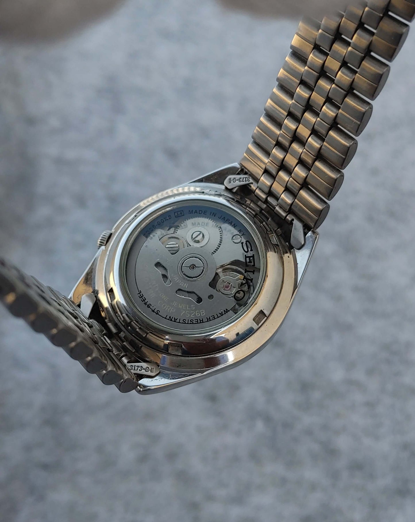 Seiko 5 Automatic Gold Dial Stainless Steel Men's Watch