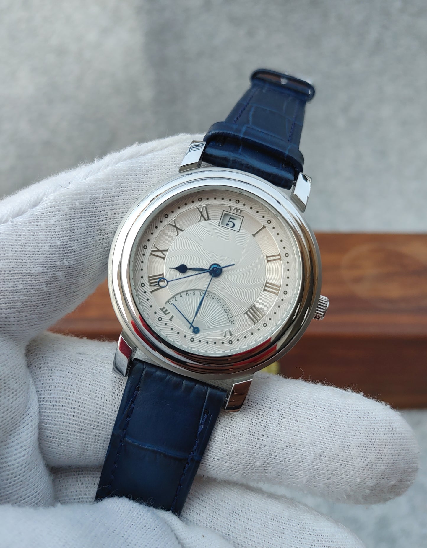 Month Window Edition Branded Down Needle Quartz Watch By Zwc Import