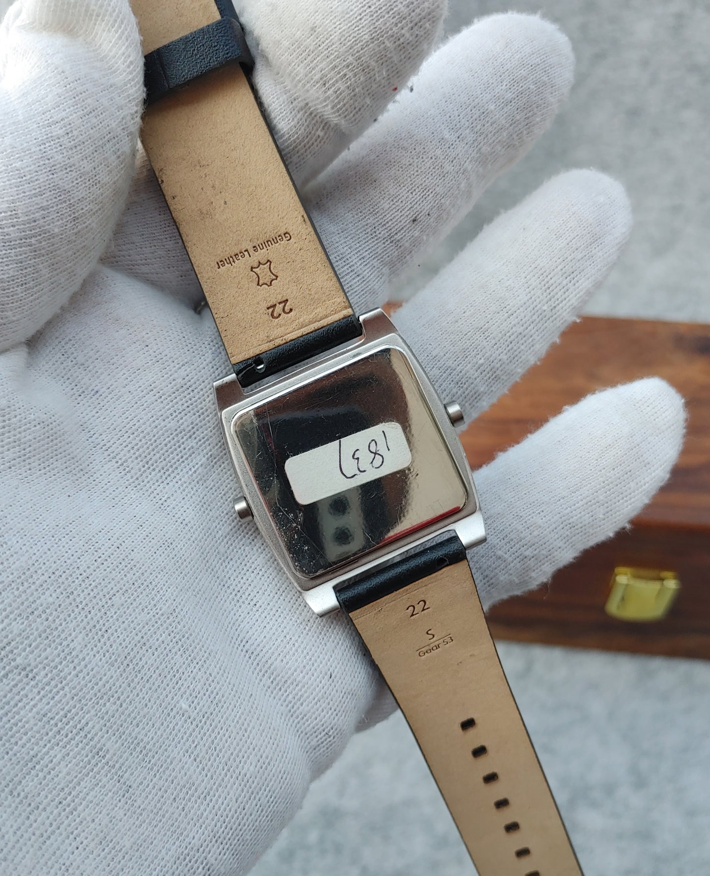 Europa Dual Time Men's Watch Sqaure Dial