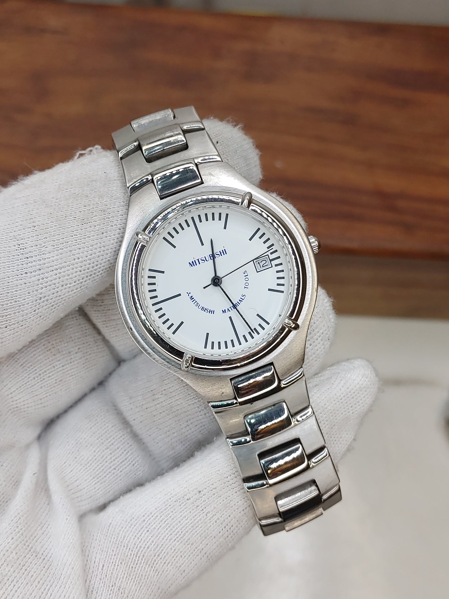 Mitsubishi Quartz Men's Stainless-steel Watch For Collector's