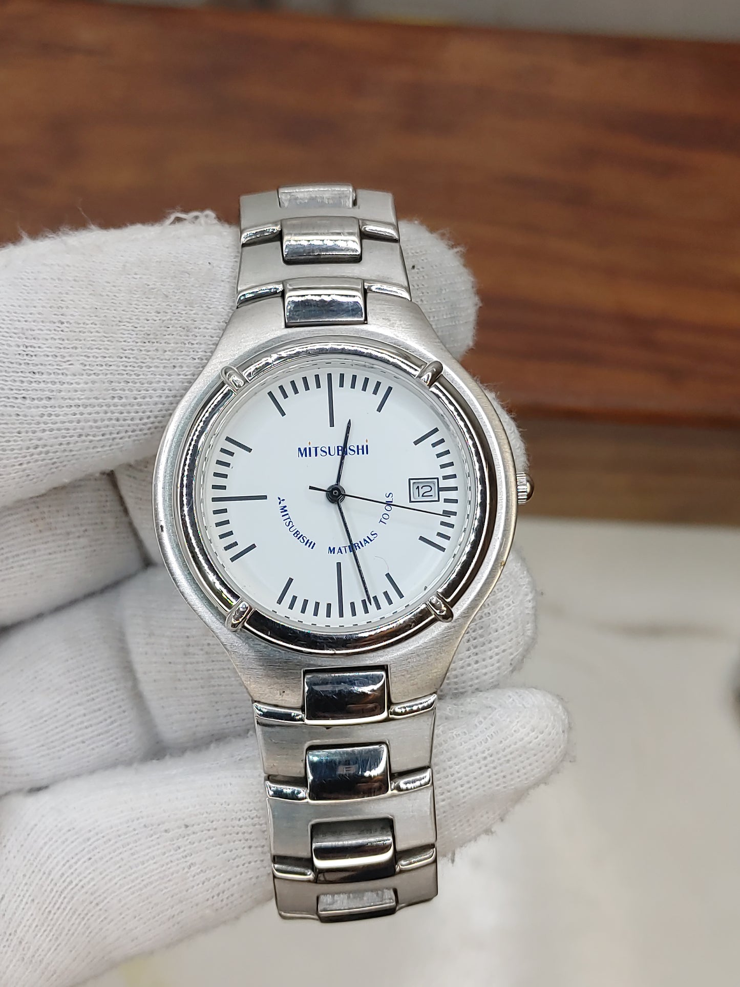Mitsubishi Quartz Men's Stainless-steel Watch For Collector's