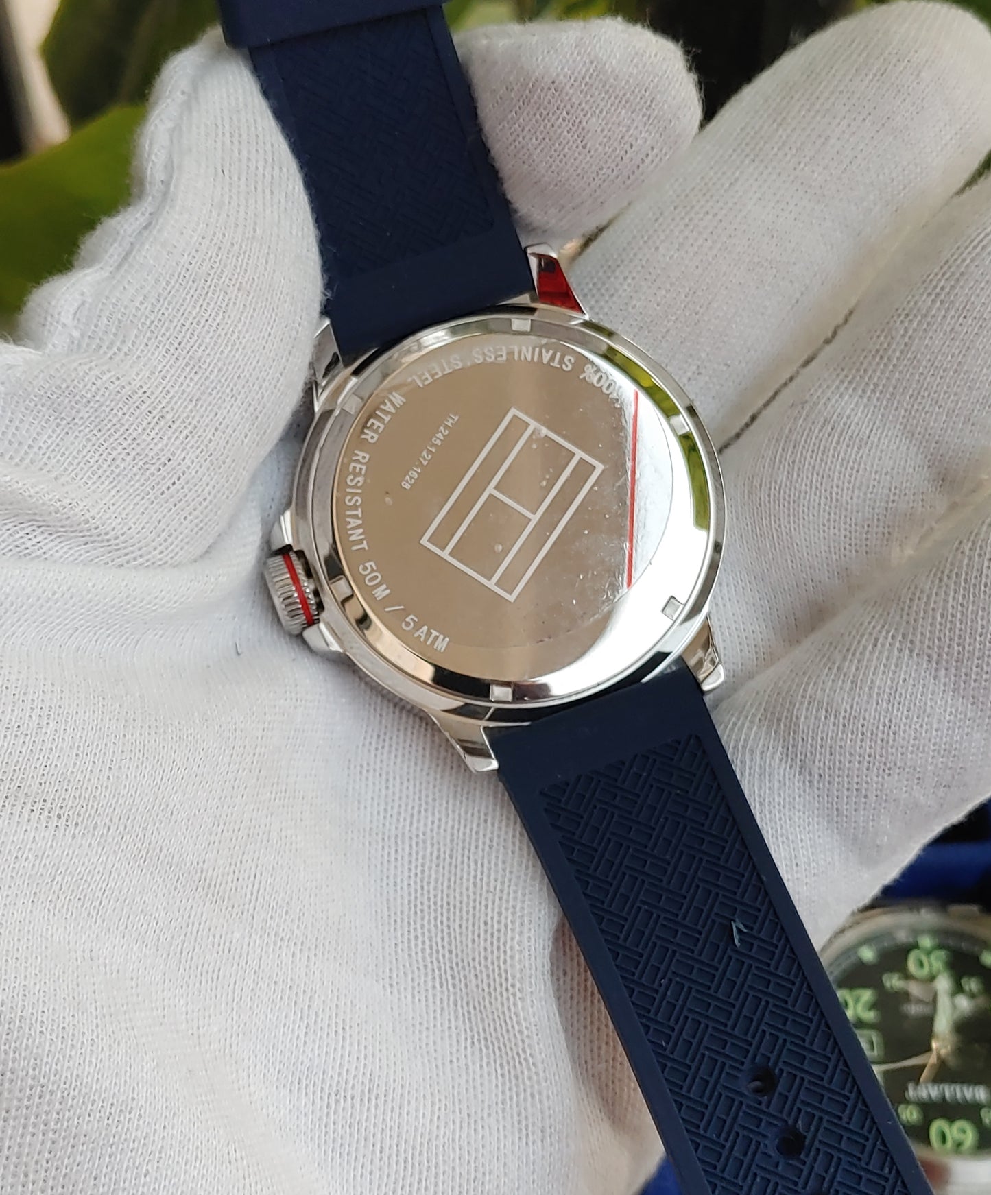 Tommy Hilfiger Men's Automatic Watch with Rubber Strap – Model 1791057 | Stylish & Sporty Timepiece