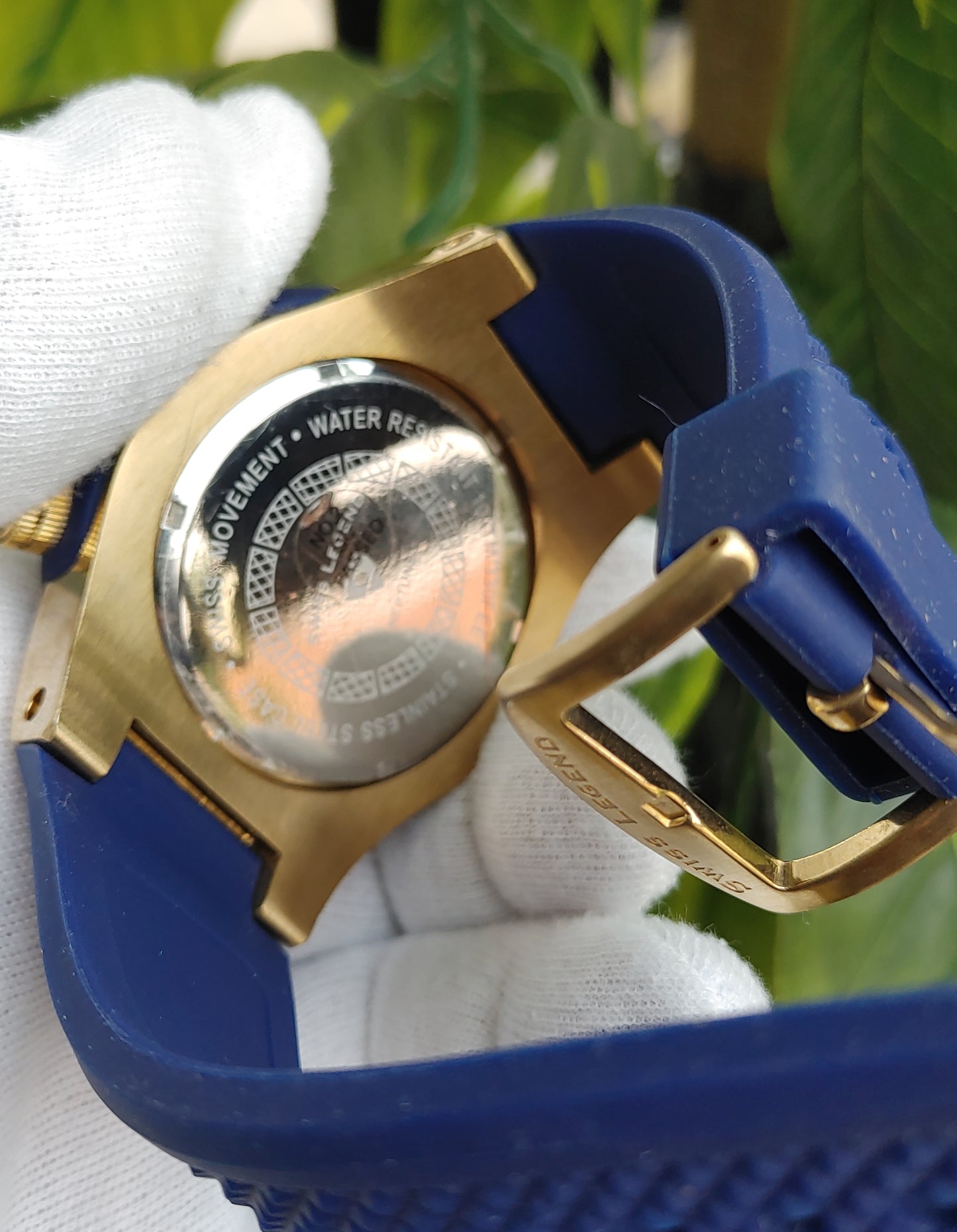 Swiss Legend Neptune SL-21818D-RG-03 Blue Dial Men's Watch – Bold and Sporty Design