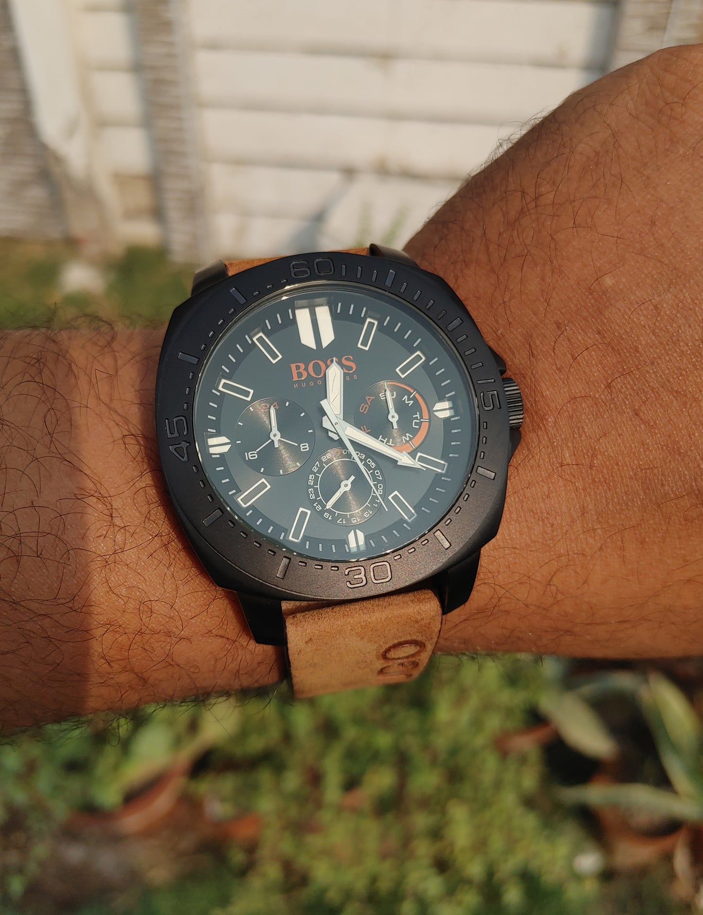 Hugo Boss Orange Sao Paulo Black Men’s Watch 1513252