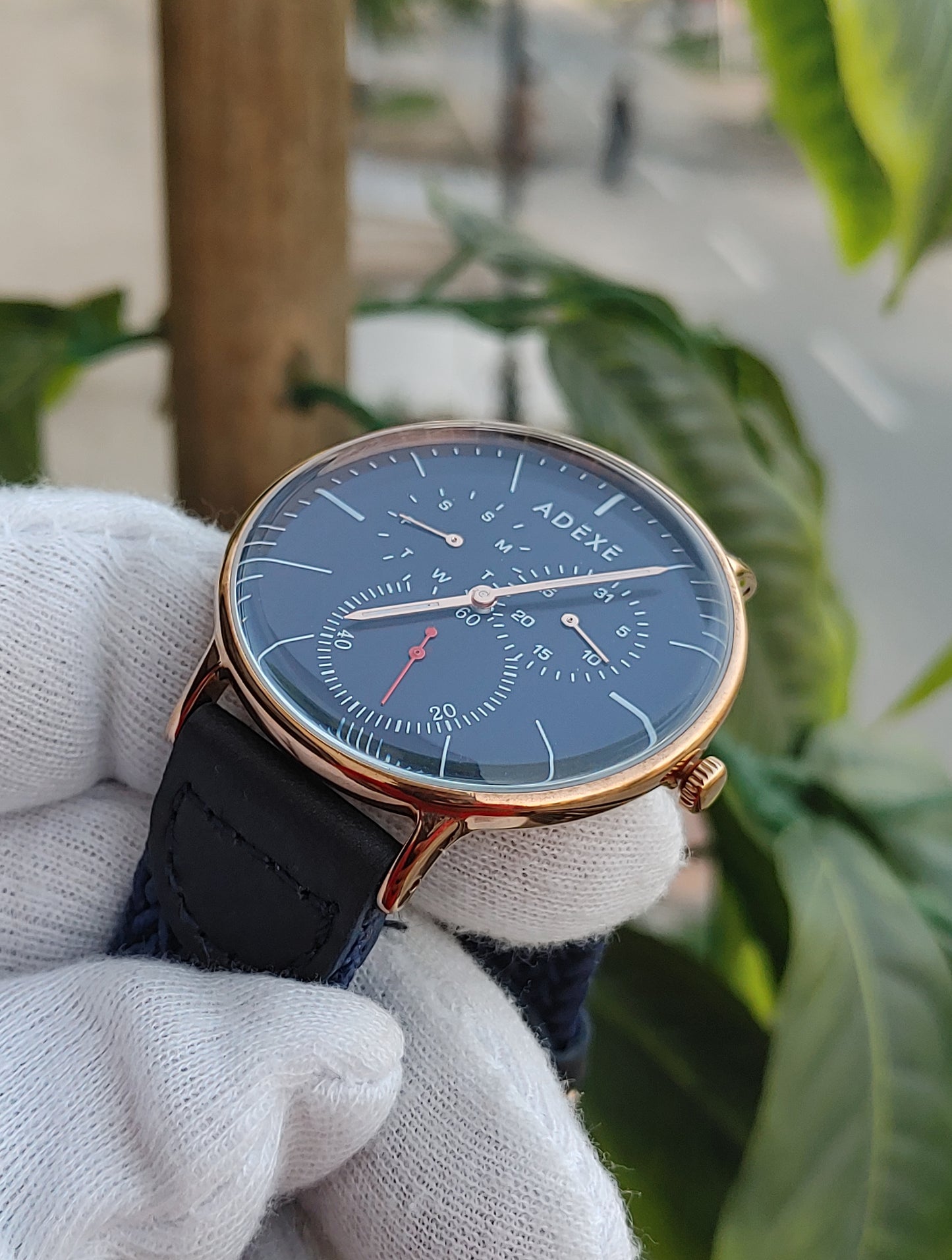 ADEXE Men’s Classic Analog Mesh Strap Watch – ADEXE1868A-06-BP