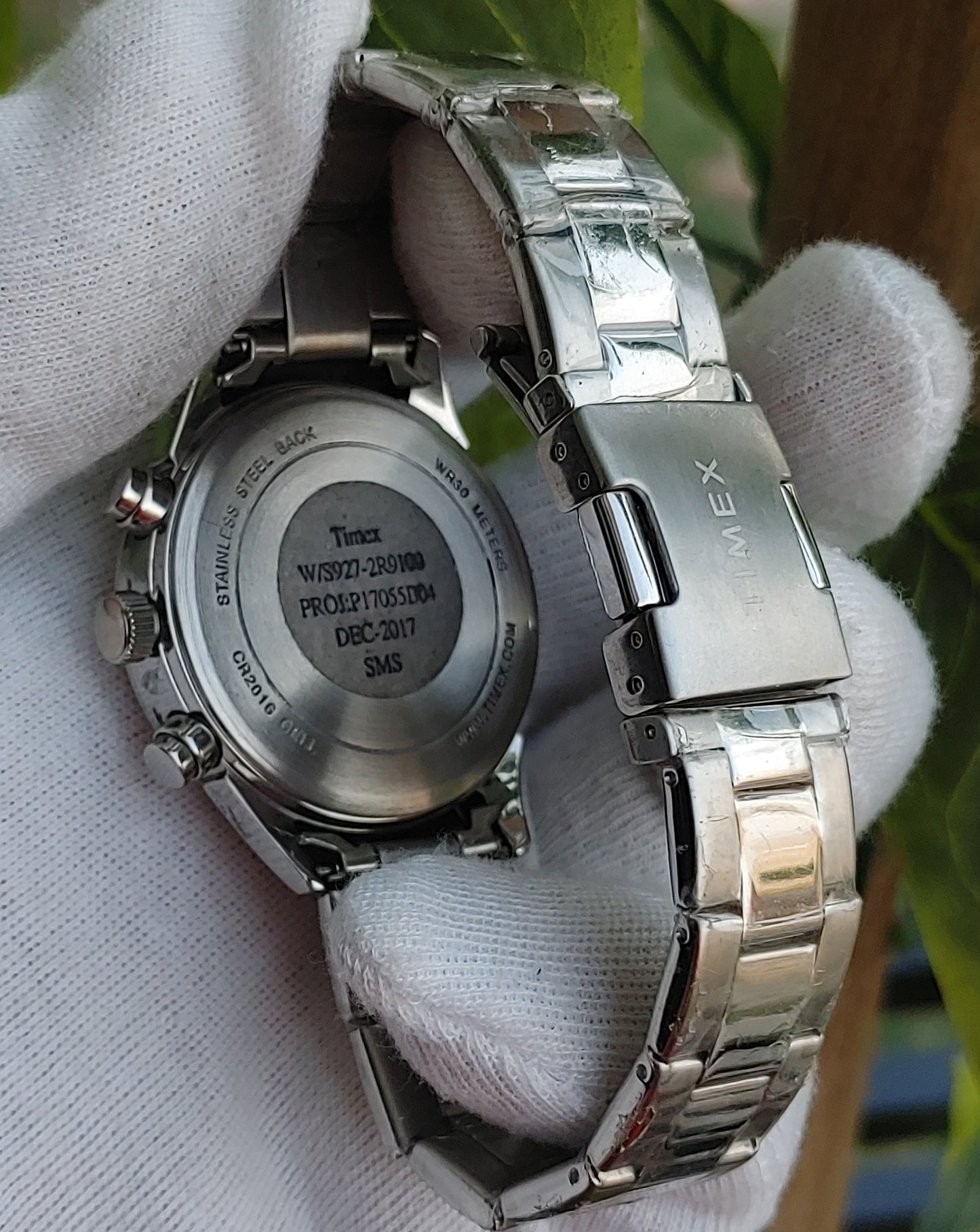 Timex Men’s Torrington Chronograph Silver-Tone Case Bracelet Watch TW2R91000VQ