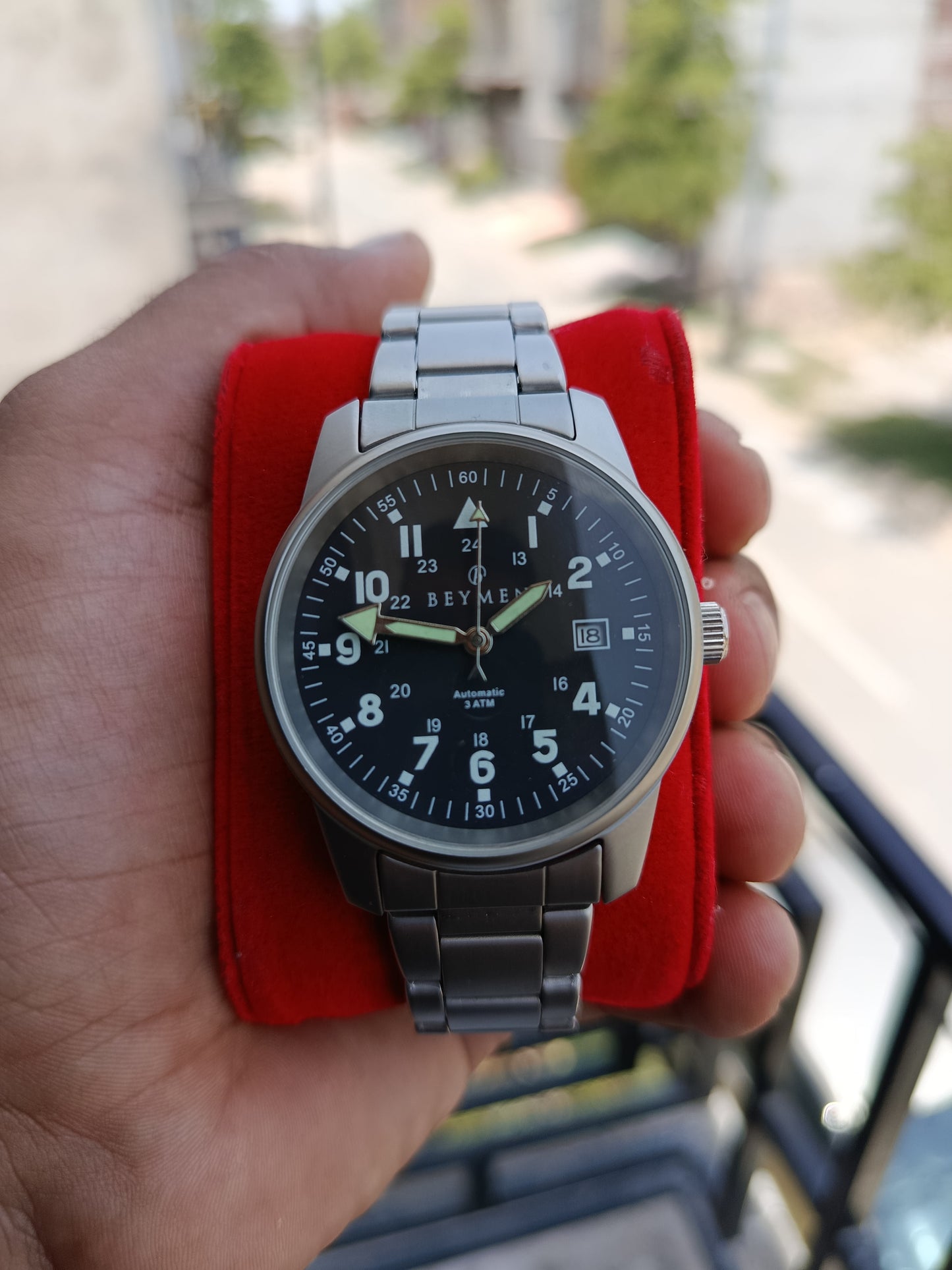 Beymen Automatic Titanium Vintage Men's Watch