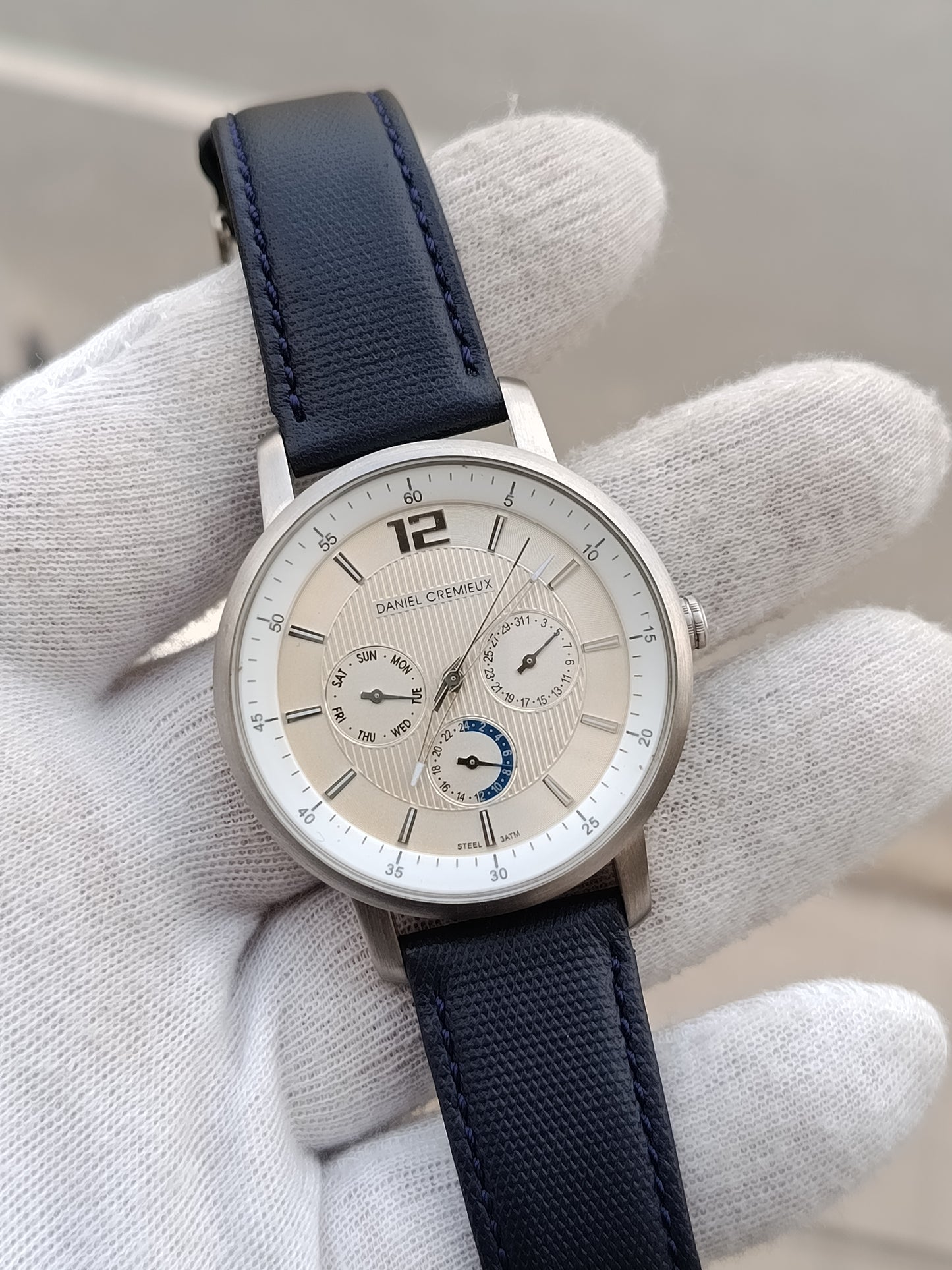 Daniel Cerimux Chrnograph Men's Watch White Dial