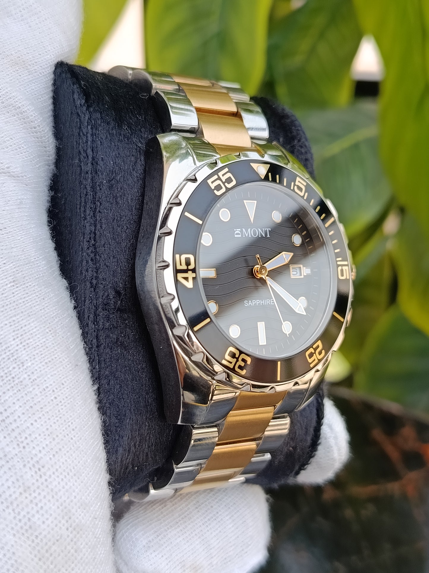 Dimont Double Tone Presidential Men's Watch