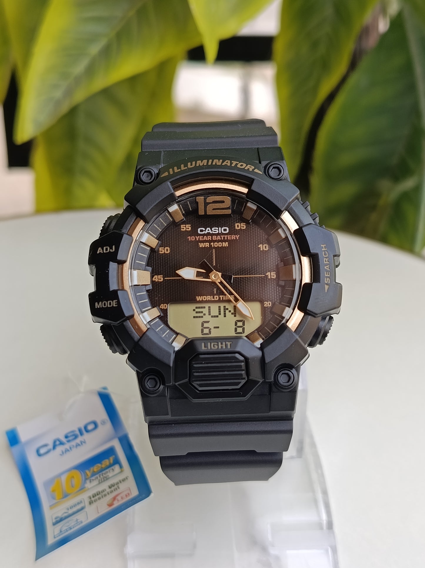 Casio HDC-700-9AV Stylish Youth Series Sports Wrist Watch – 10-Year Battery, World Time, LED Light