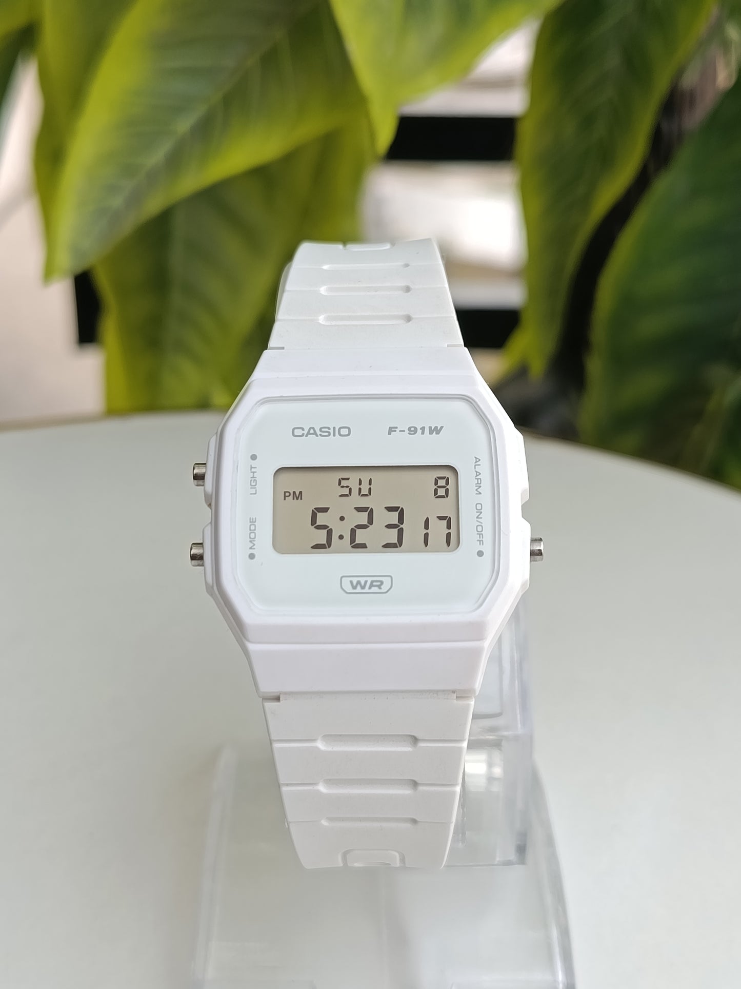 Casio F-91WB-7A Men's Black & White Digital Watch – Iconic Retro Design