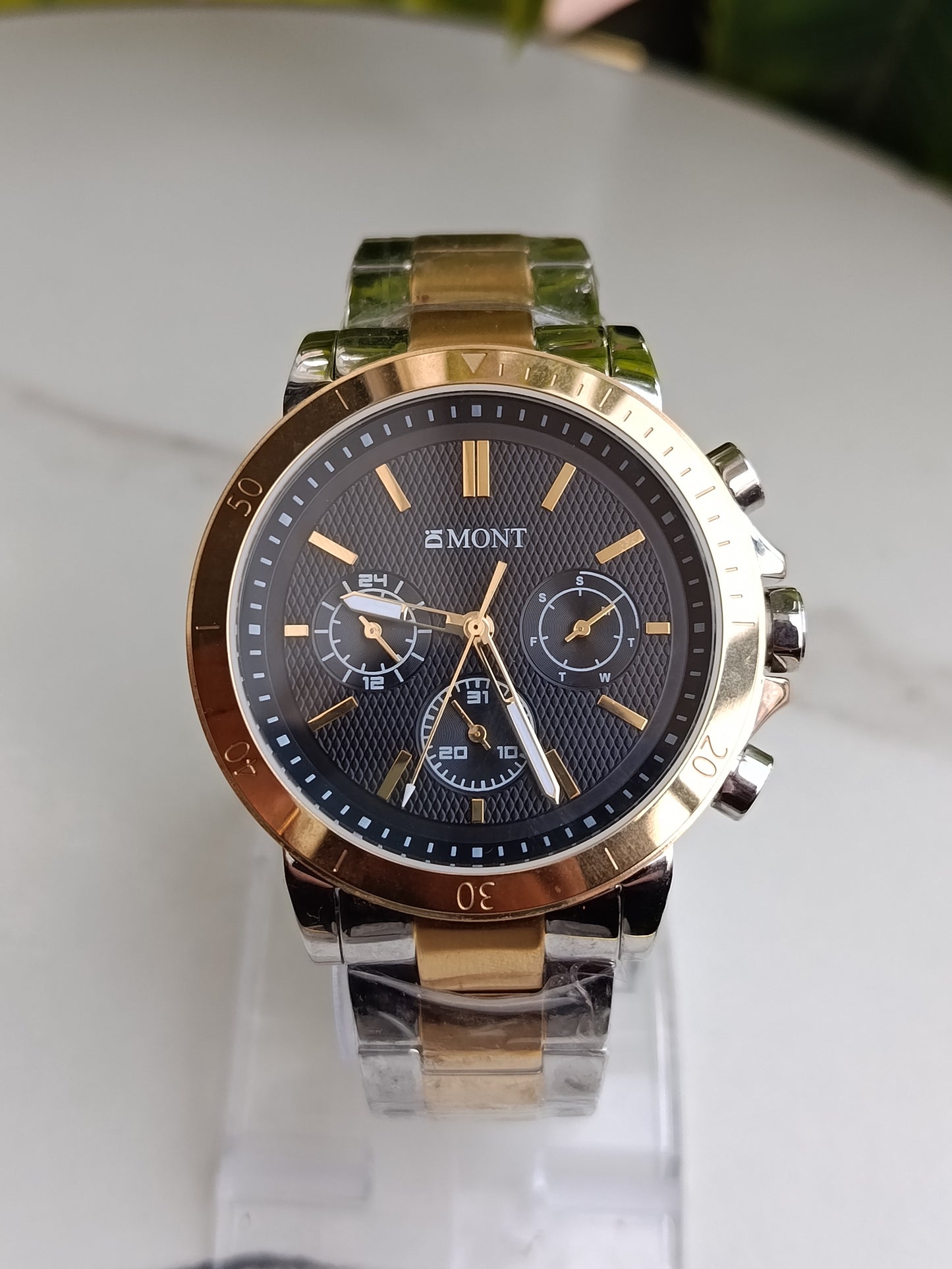 Di Mont France Double Tone Stainless Steel Men's Watch