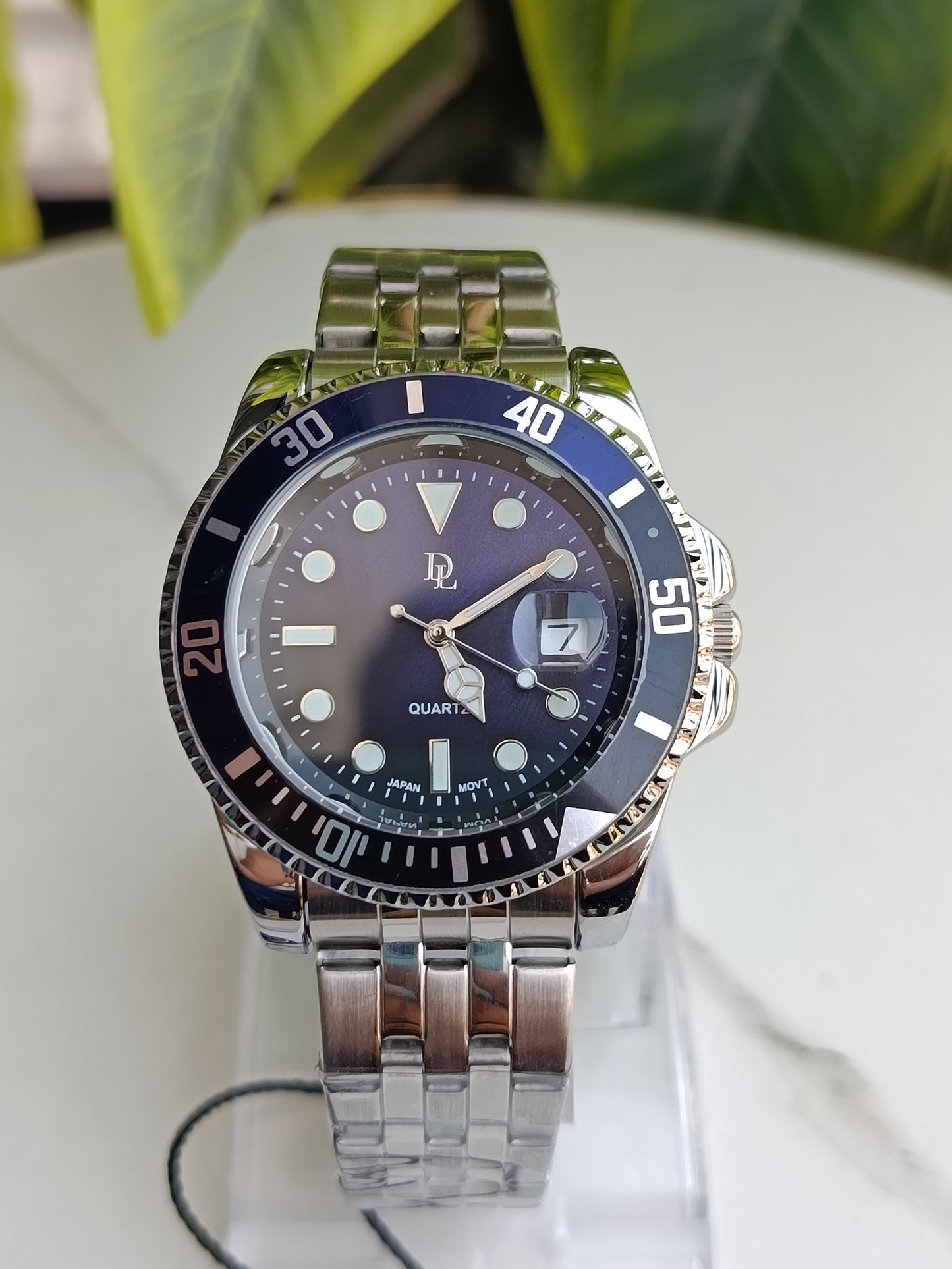 De Lawrence Blue Black Dial Men's Watch