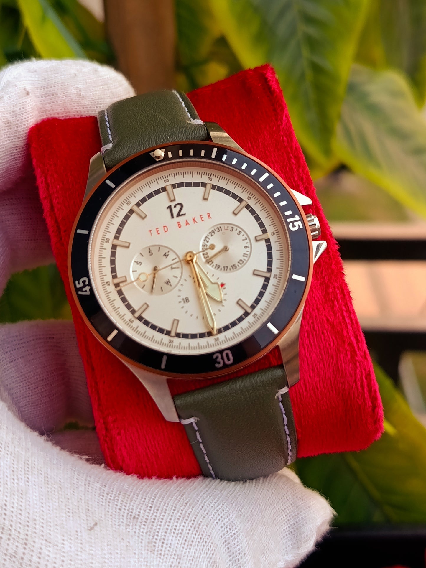 Ted Baker NORTHAN BKPNTF003 Men’s Watch – Olive Green Strap